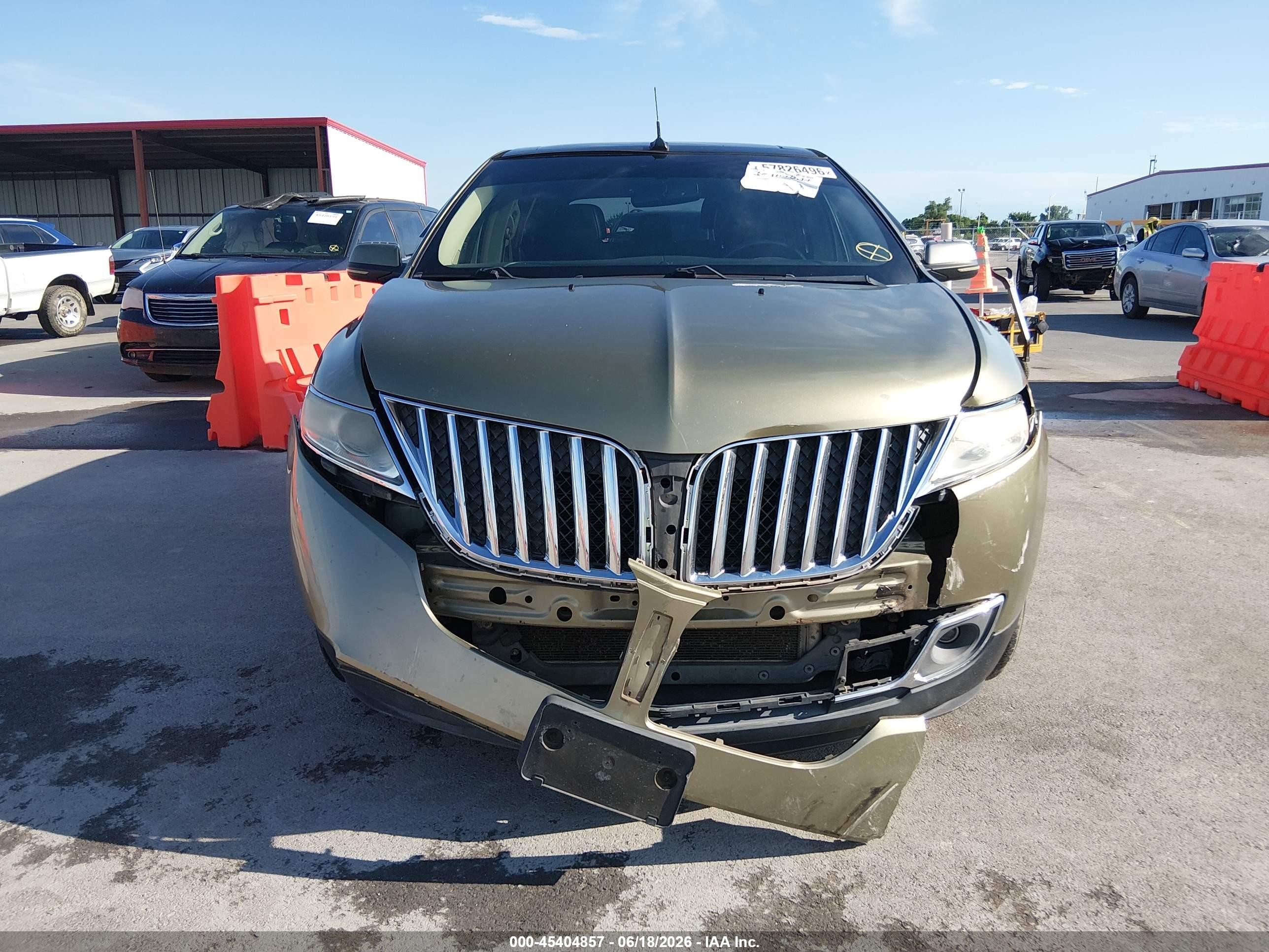 2013 Lincoln Mkx   Green vin: 2LMDJ8JK0DBL29167