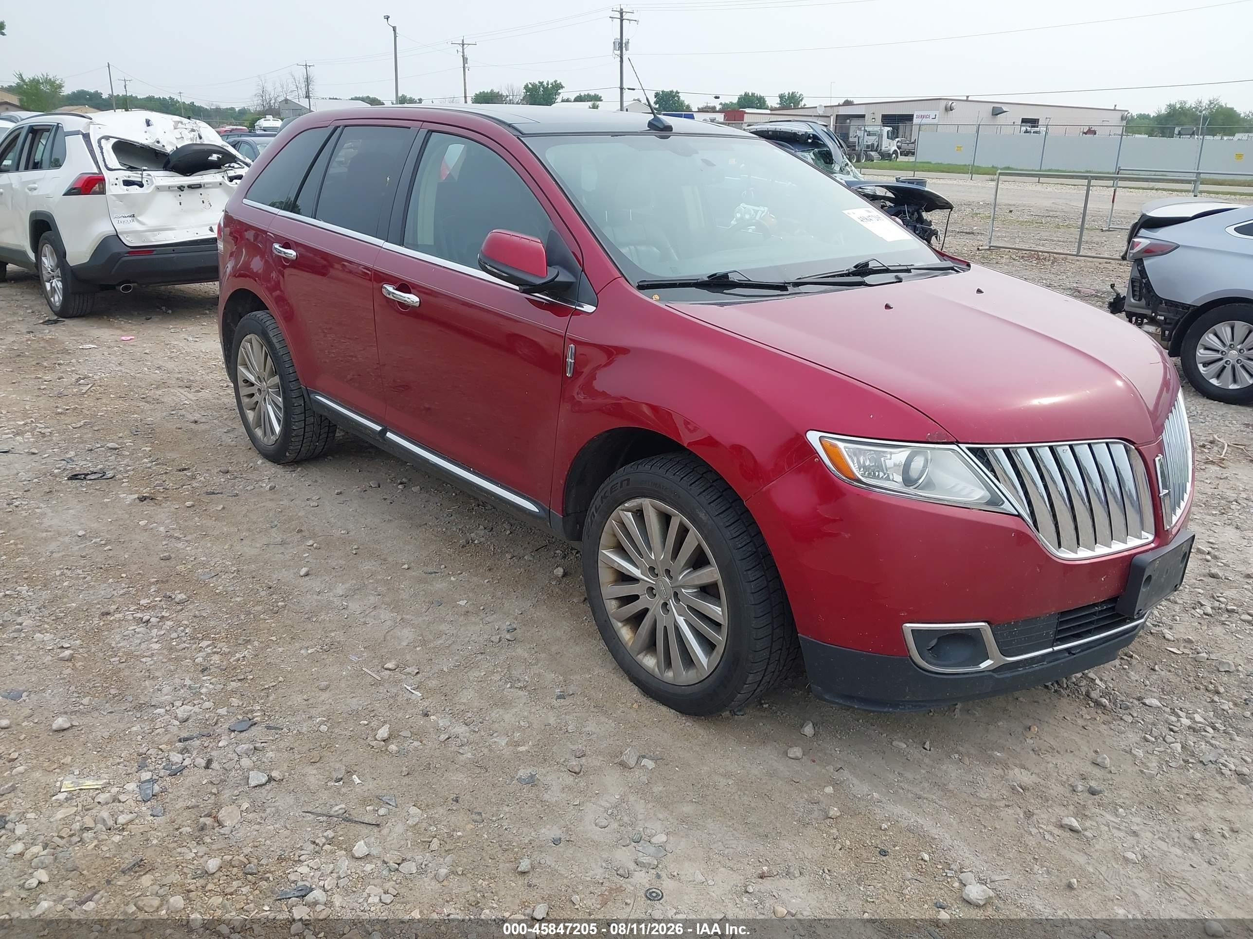 2013 Lincoln Mkx   Burgundy vin: 2LMDJ8JK0DBL45322