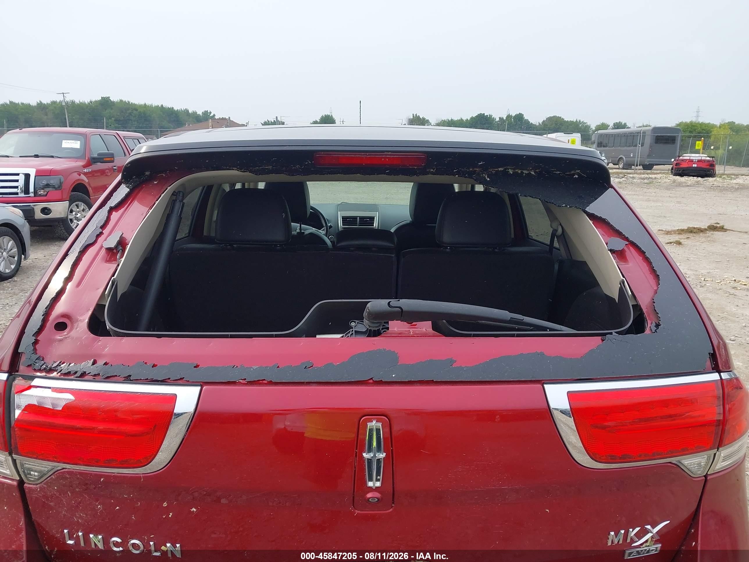 2013 Lincoln Mkx   Burgundy vin: 2LMDJ8JK0DBL45322