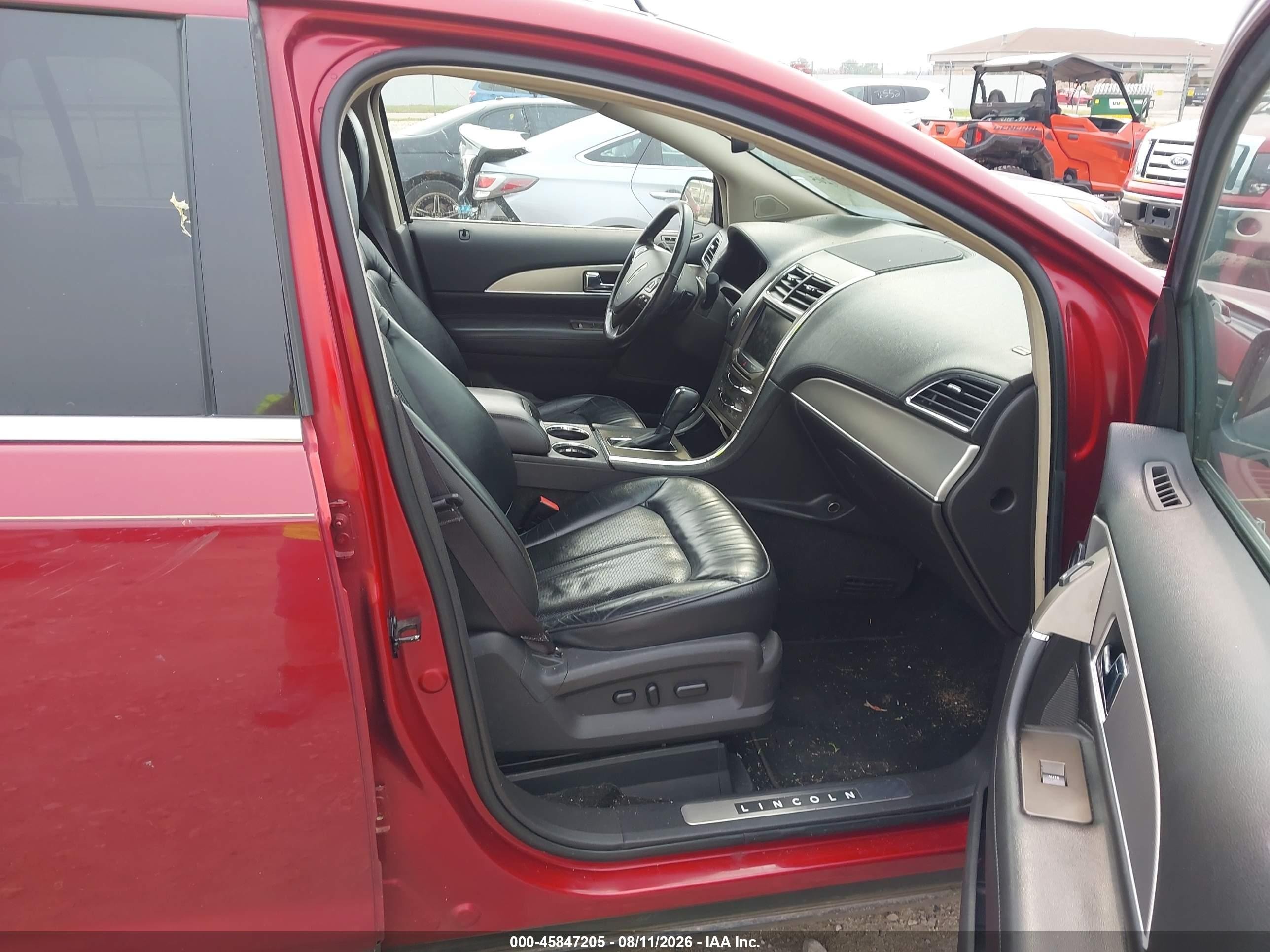 2013 Lincoln Mkx   Burgundy vin: 2LMDJ8JK0DBL45322