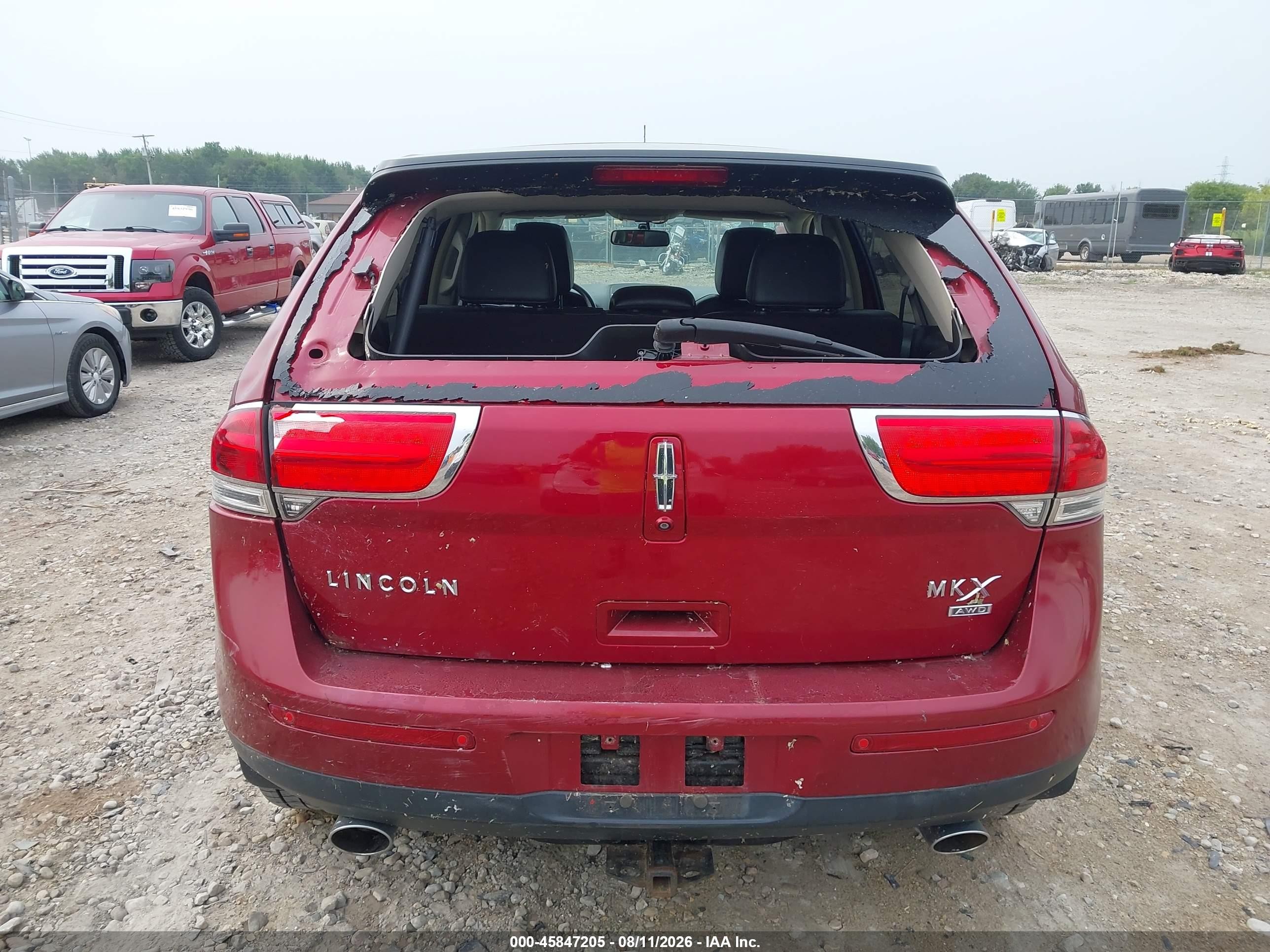 2013 Lincoln Mkx   Burgundy vin: 2LMDJ8JK0DBL45322