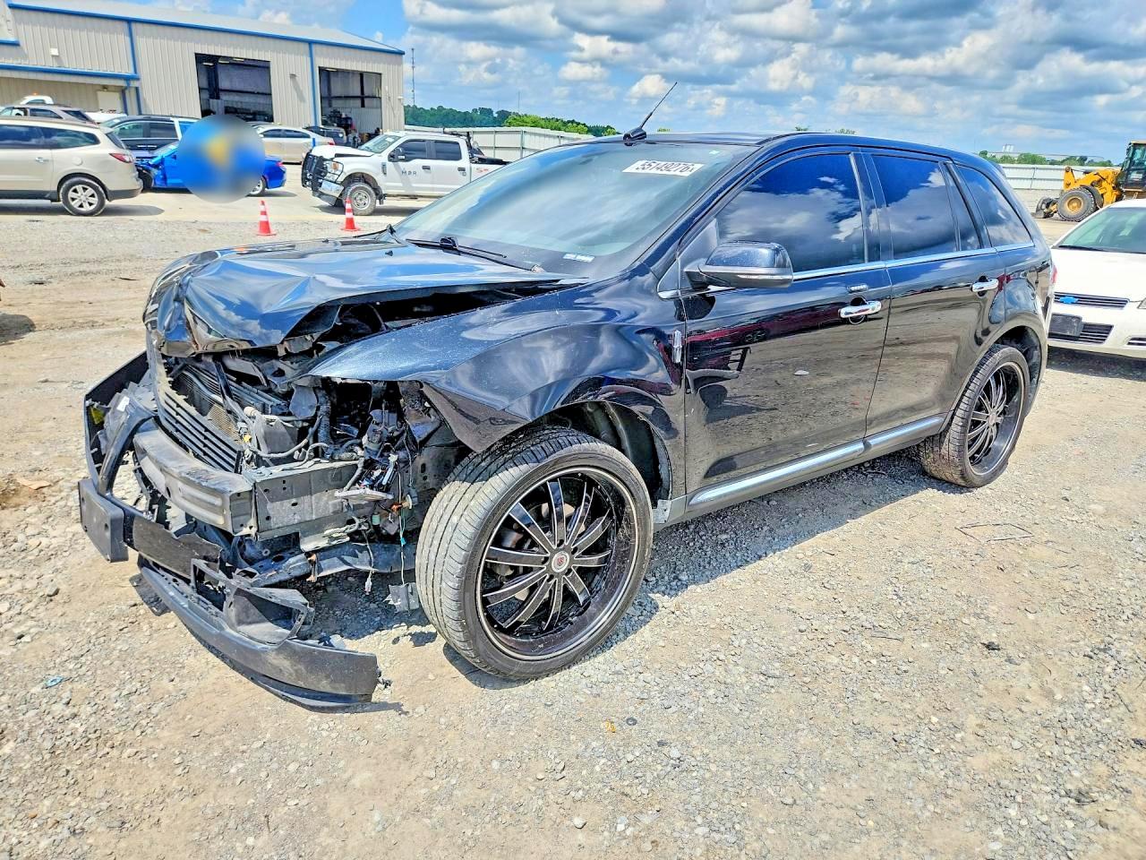 2014 Lincoln Mkx Black vin: 2LMDJ8JK0EBL01578