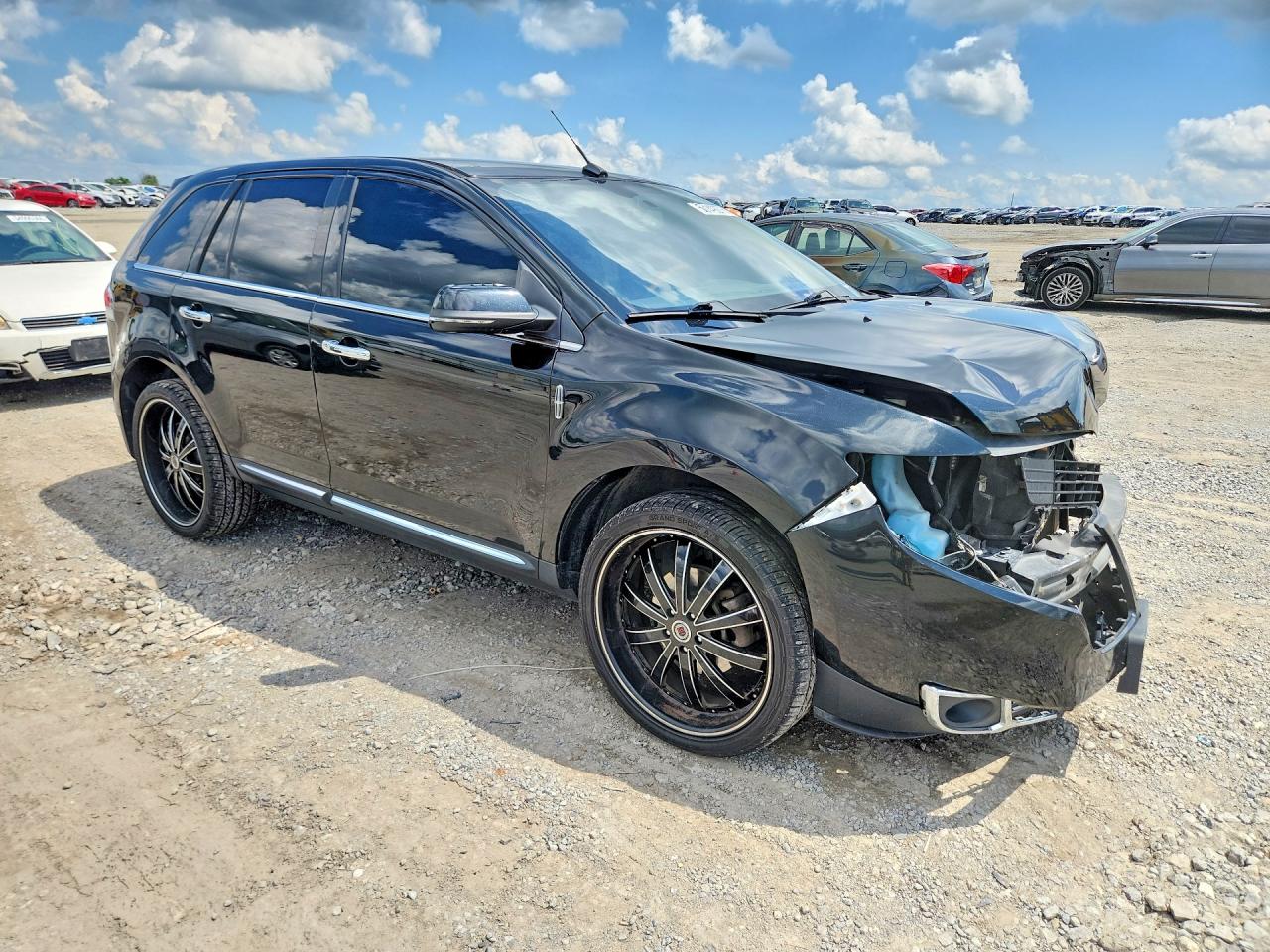 2014 Lincoln Mkx Black vin: 2LMDJ8JK0EBL01578