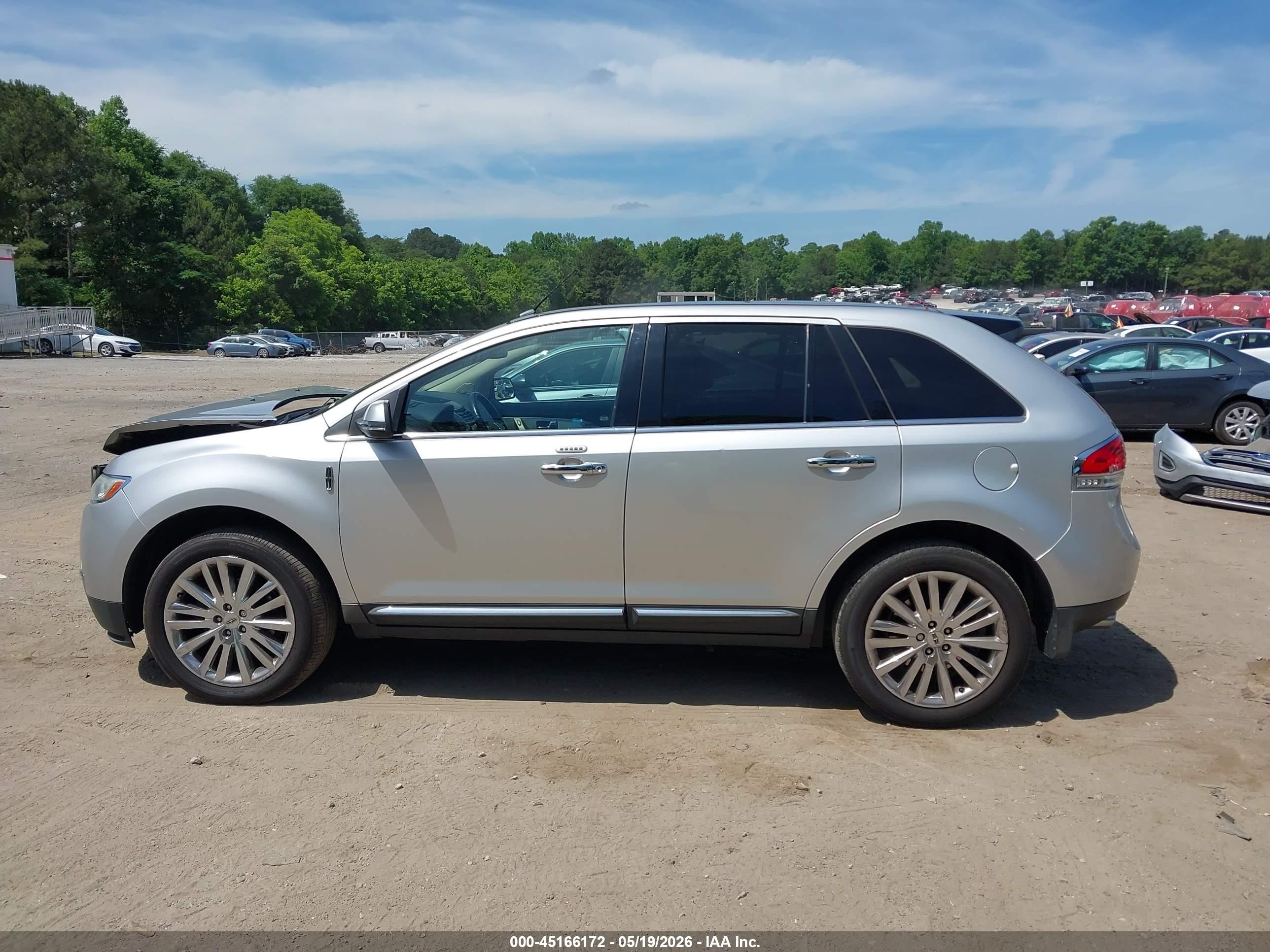 2015 Lincoln Mkx   Silver vin: 2LMDJ8JK0FBL27776