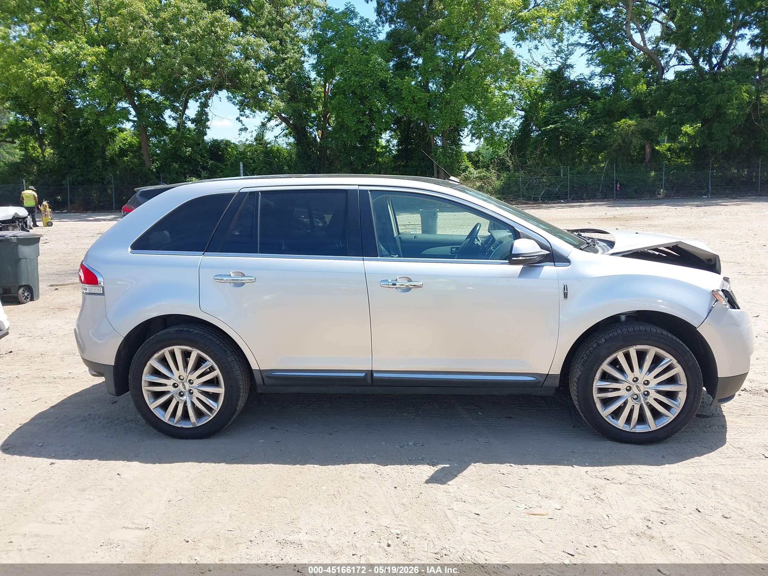 2015 Lincoln Mkx   Silver vin: 2LMDJ8JK0FBL27776