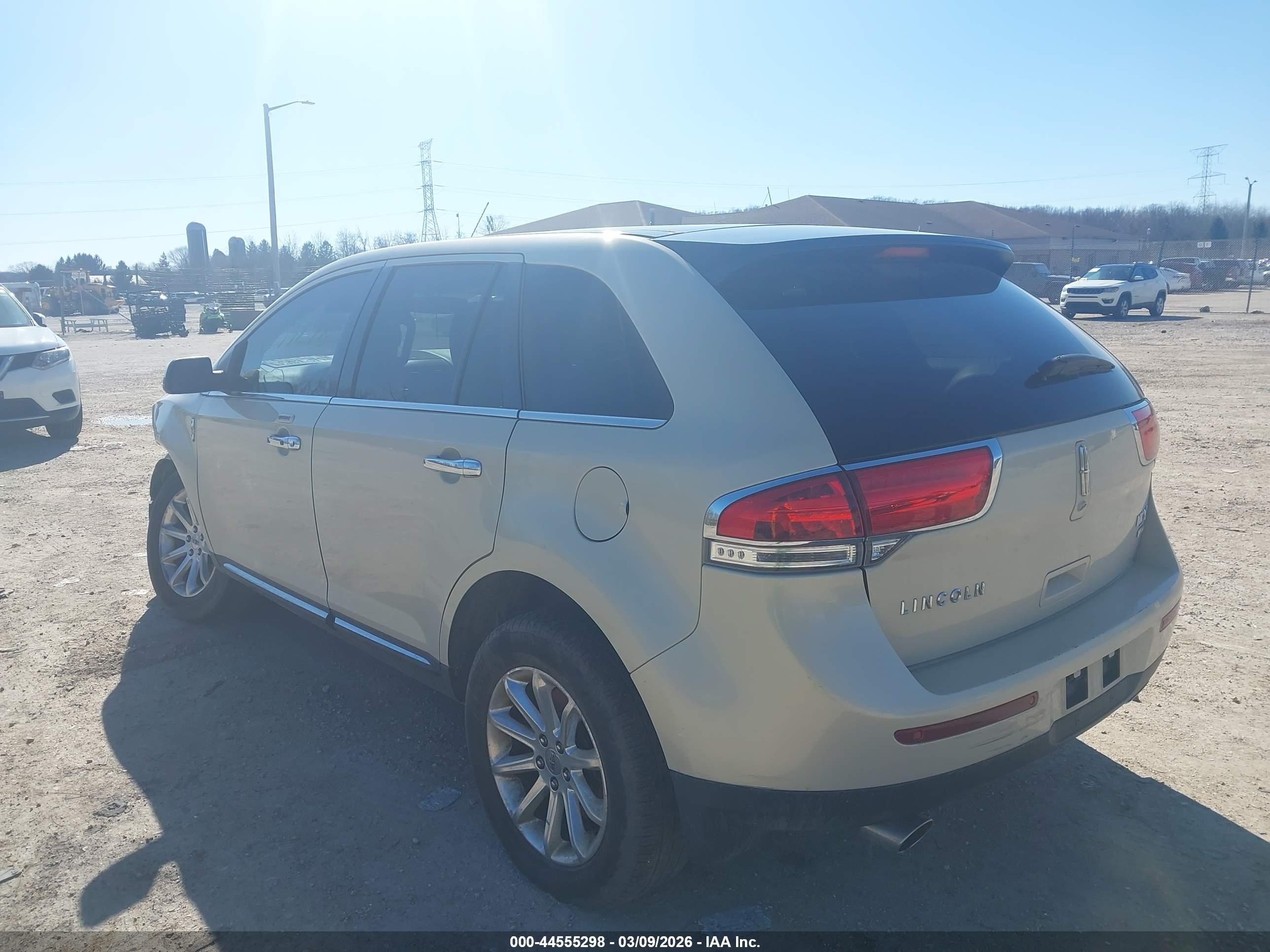 2015 Lincoln Mkx Бежевый vin: 2LMDJ8JK0FBL28250