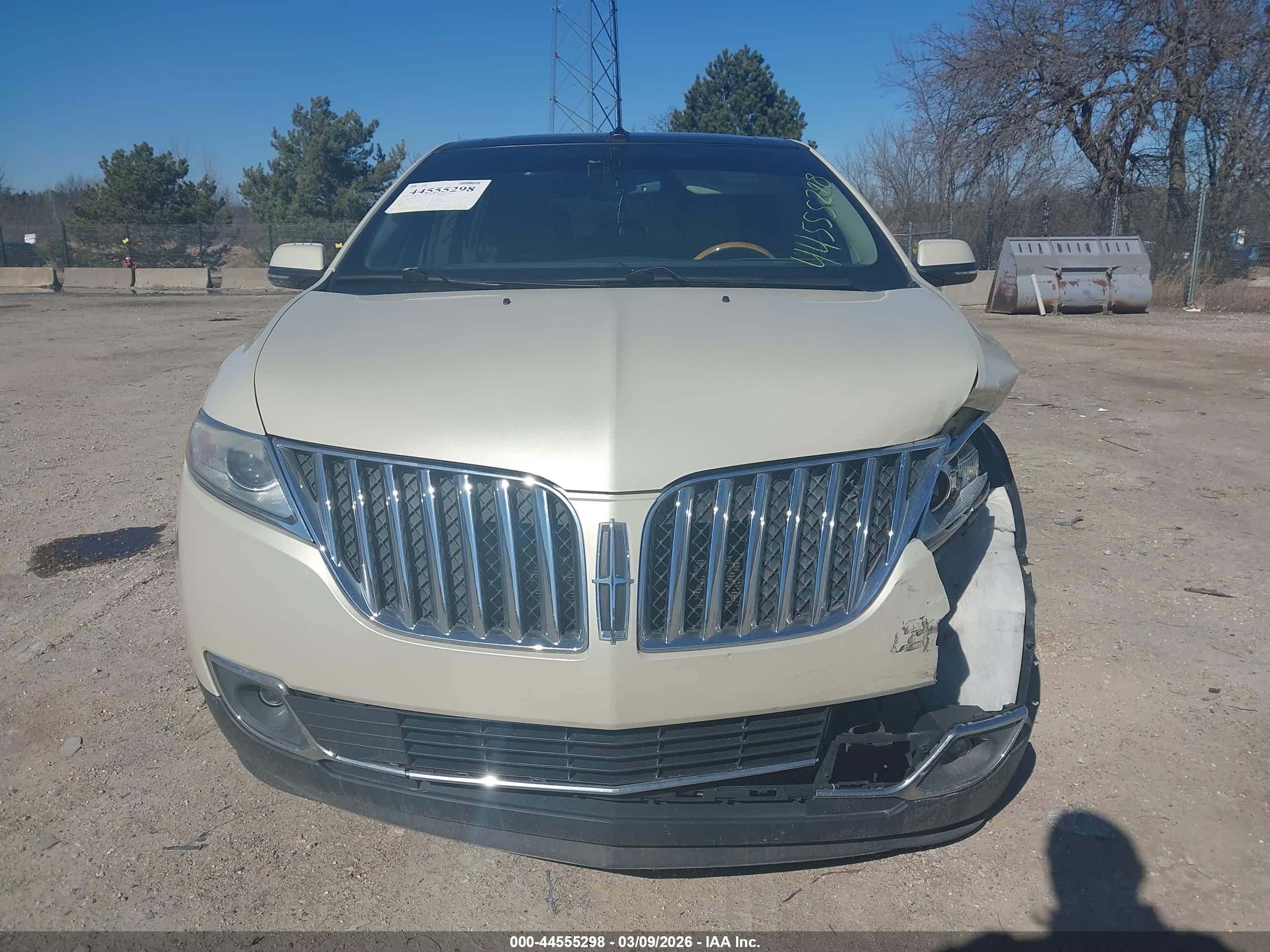 2015 Lincoln Mkx Бежевый vin: 2LMDJ8JK0FBL28250