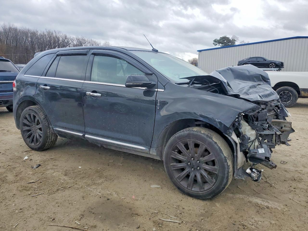 2015 Lincoln Mkx Черный vin: 2LMDJ8JK0FBL34730