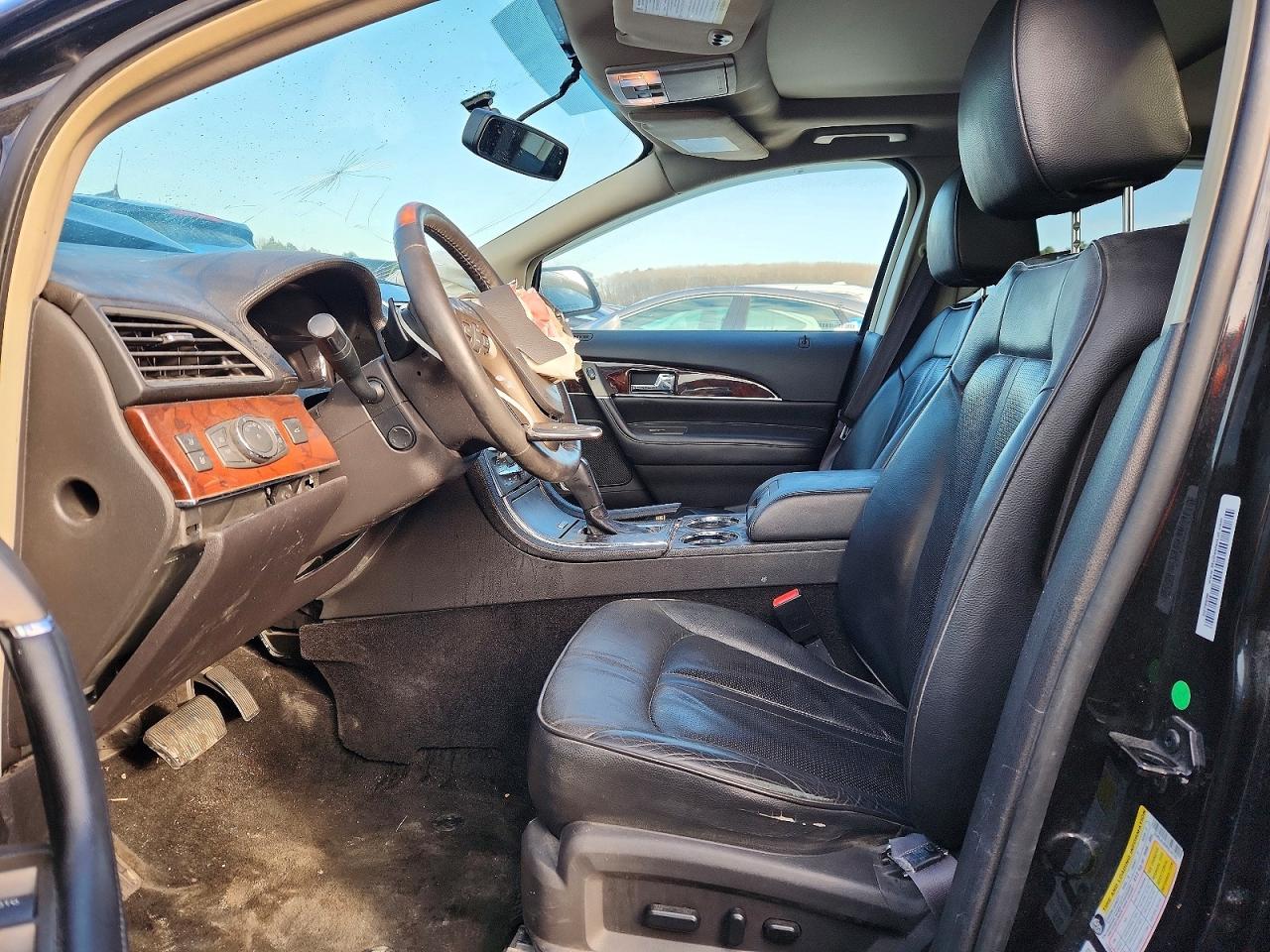 2015 Lincoln Mkx Черный vin: 2LMDJ8JK0FBL34730