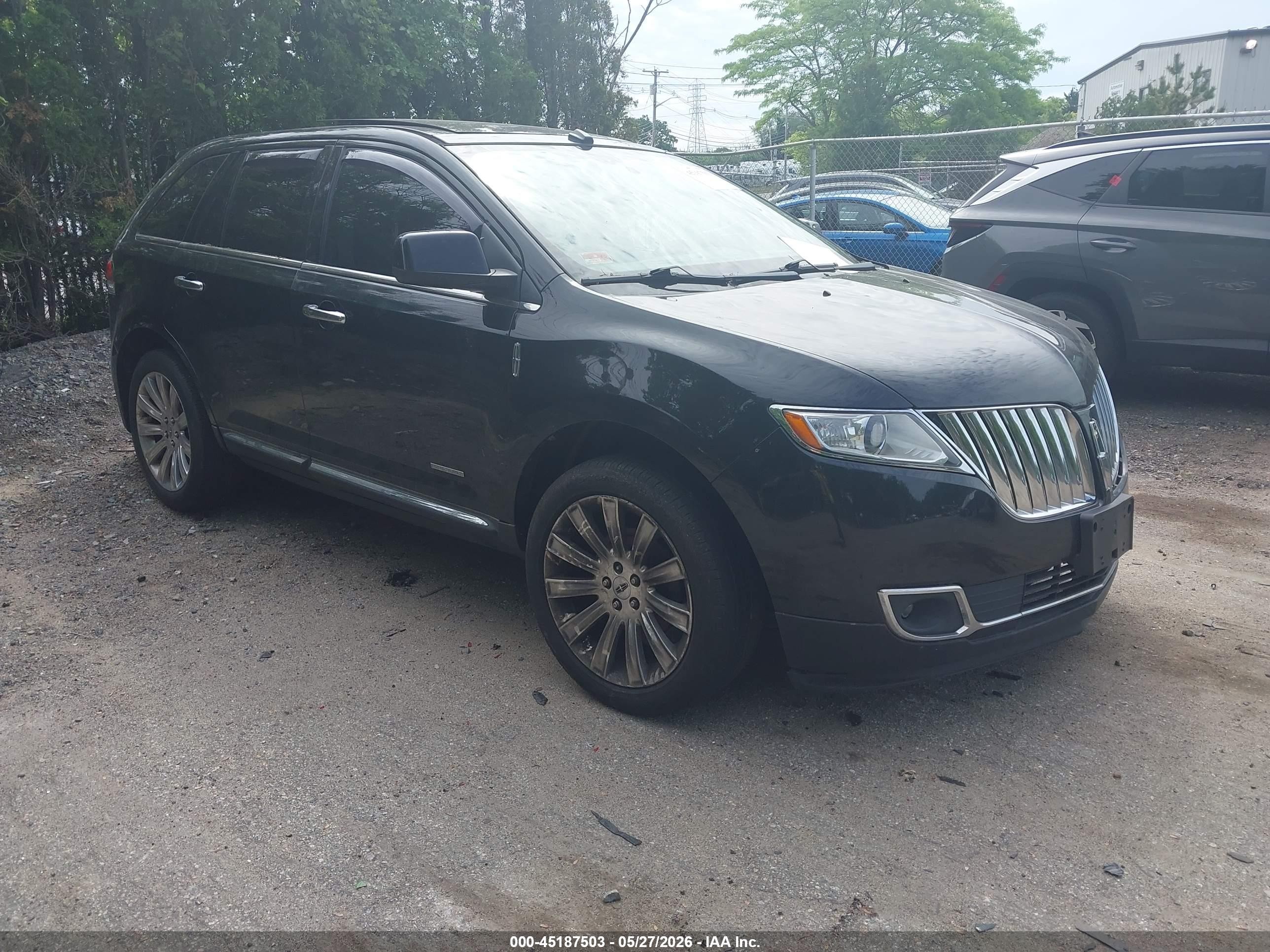 2011 Lincoln Mkx   Black vin: 2LMDJ8JK1BBJ09789
