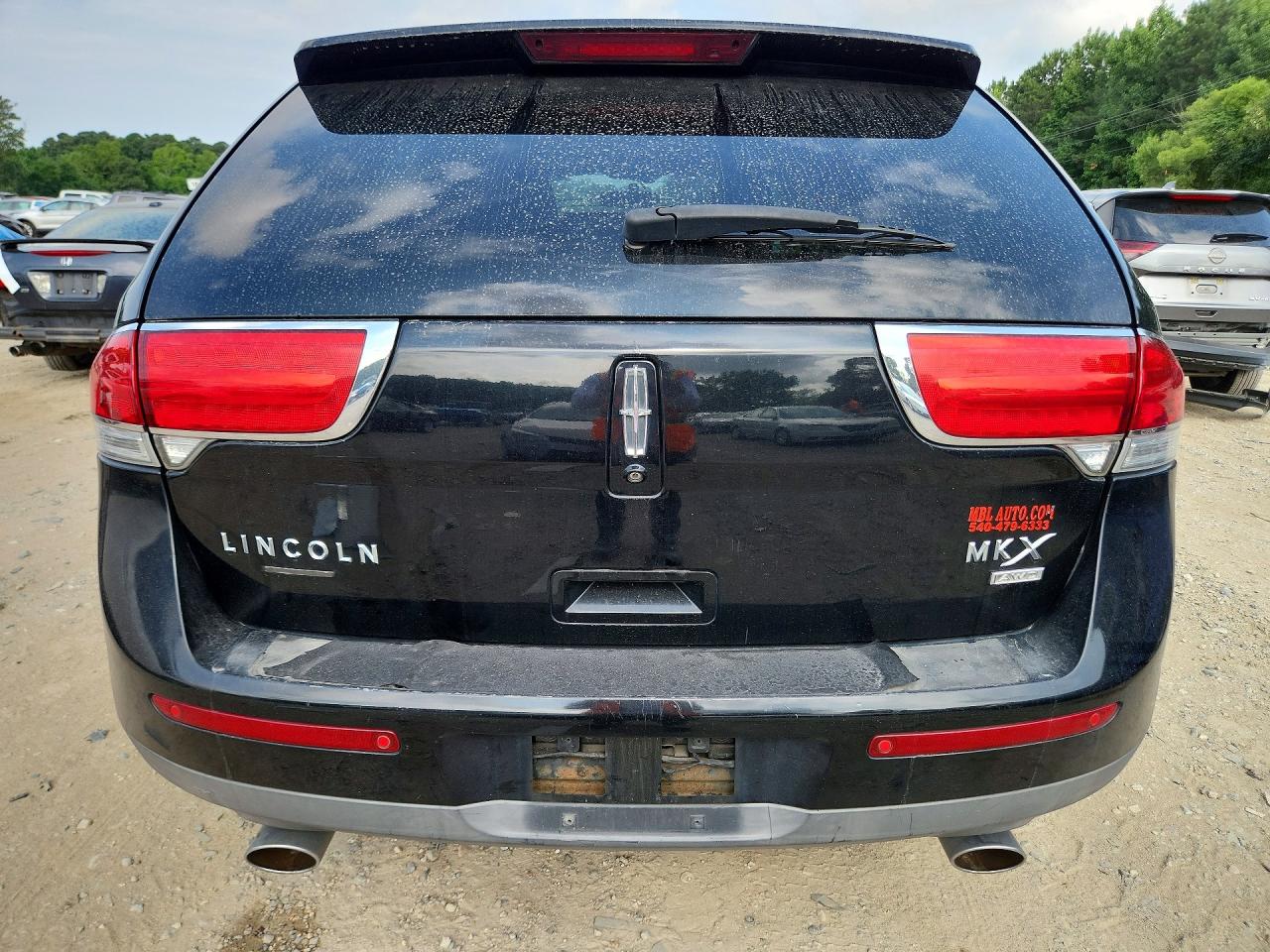 2011 Lincoln Mkx Black vin: 2LMDJ8JK1BBJ31016
