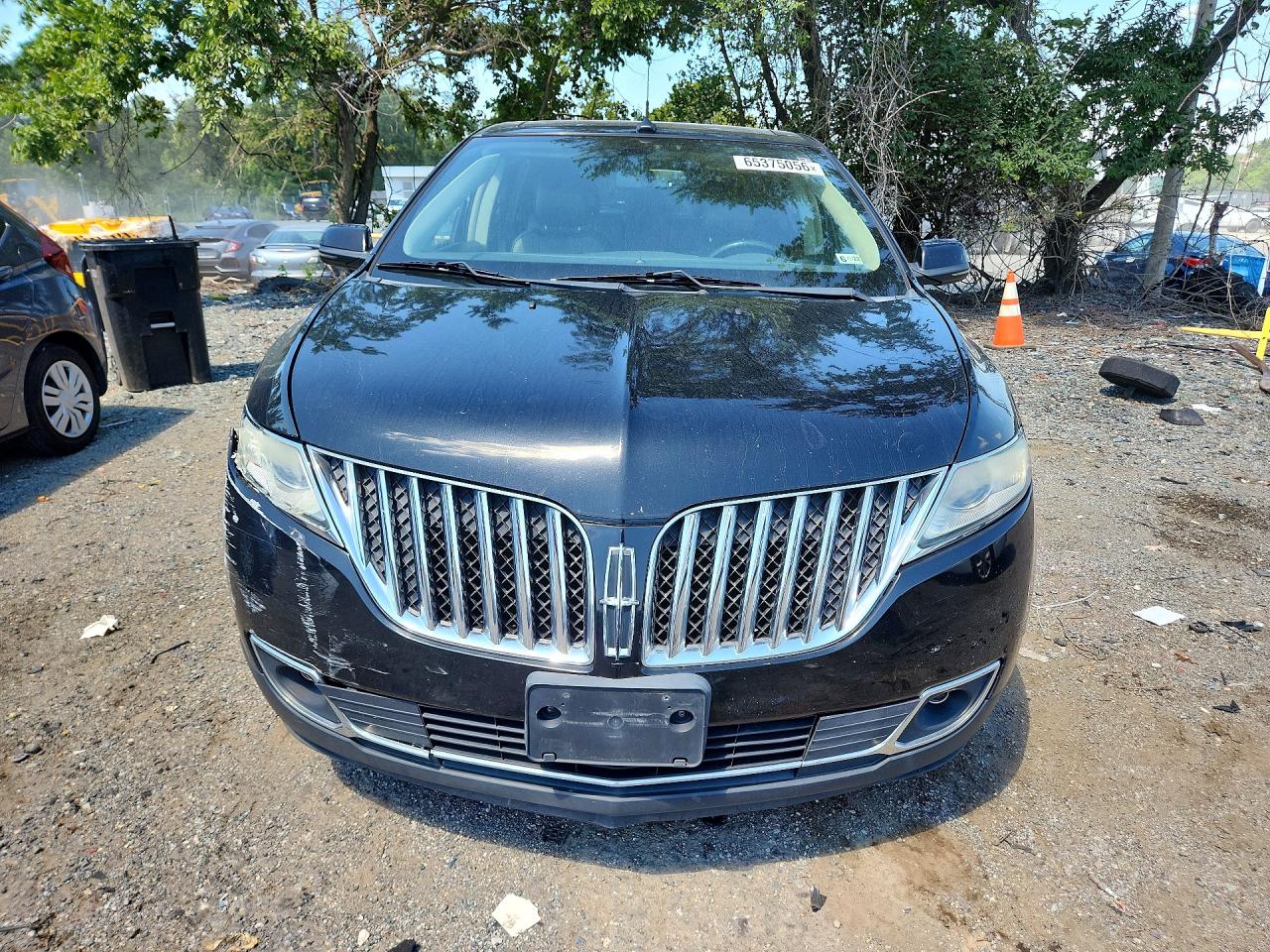 2012 Lincoln Mkx Black vin: 2LMDJ8JK1CBL13106