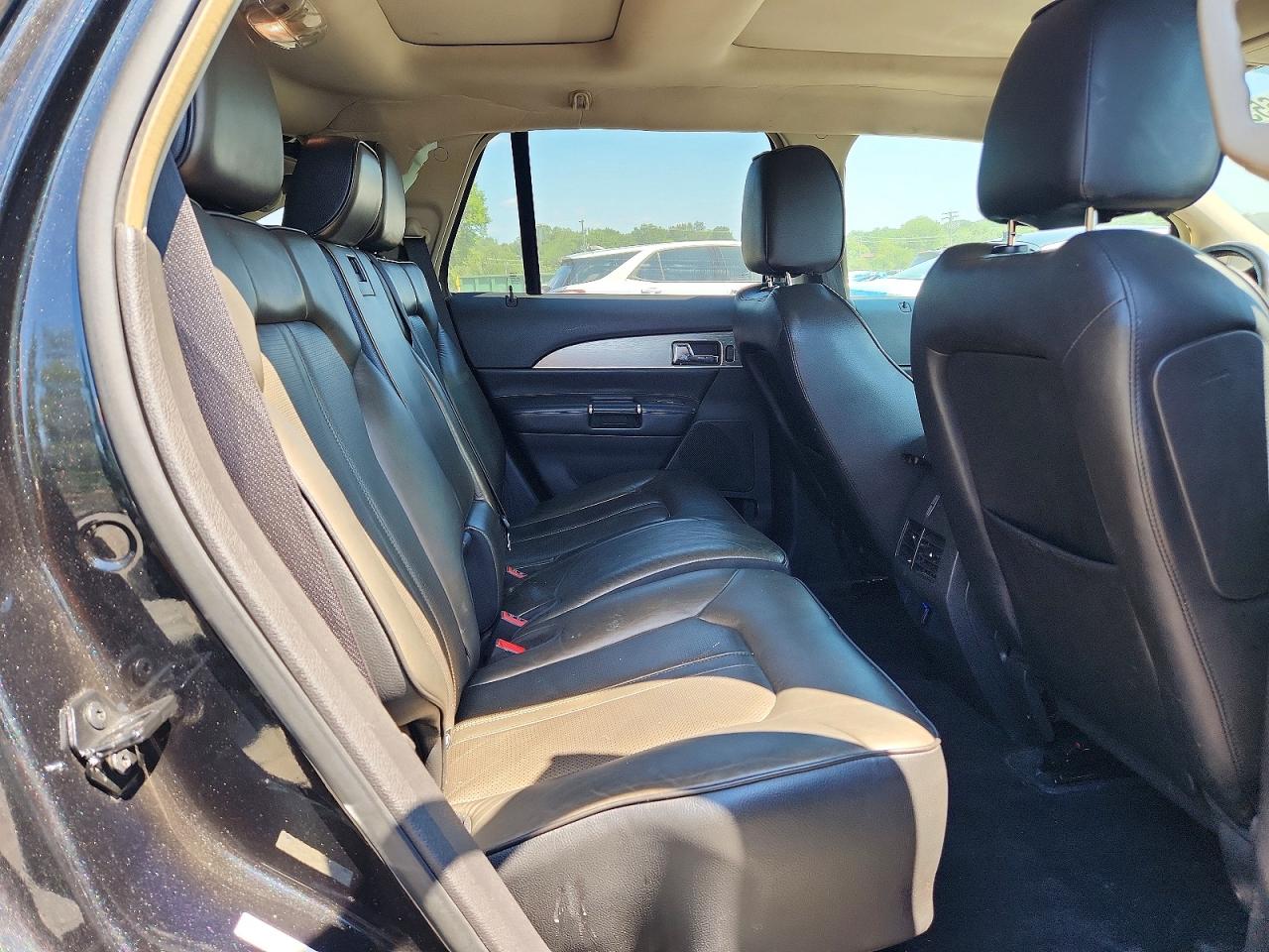 2012 Lincoln Mkx Black vin: 2LMDJ8JK1CBL13106