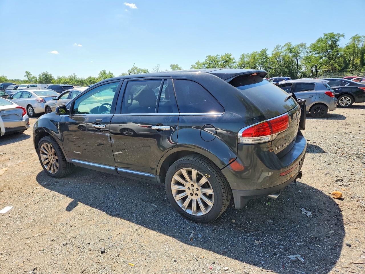 2012 Lincoln Mkx Black vin: 2LMDJ8JK1CBL13106