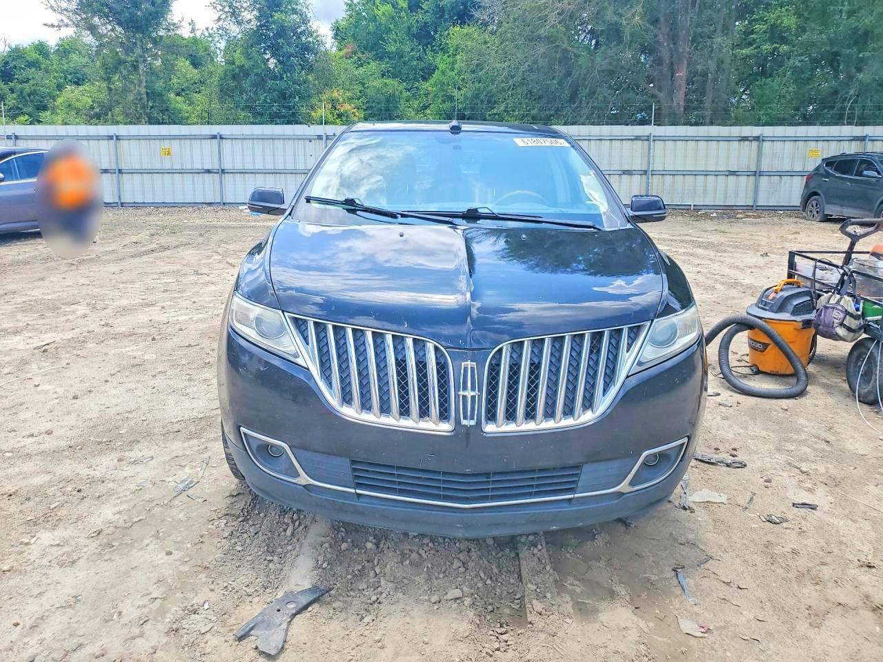2012 Lincoln Mkx Black vin: 2LMDJ8JK1CBL18810