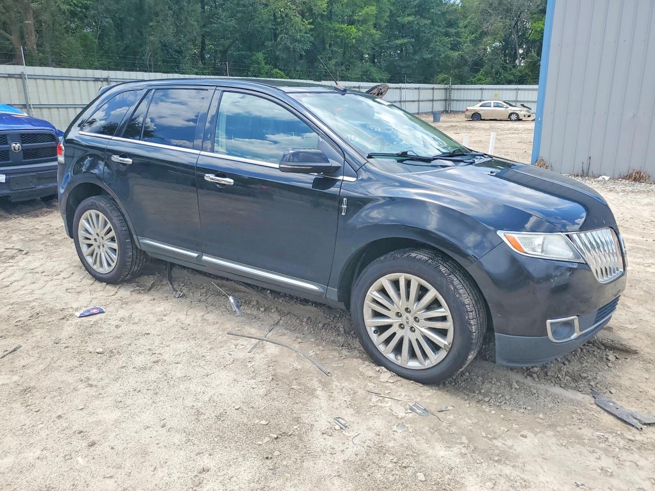 2012 Lincoln Mkx Black vin: 2LMDJ8JK1CBL18810
