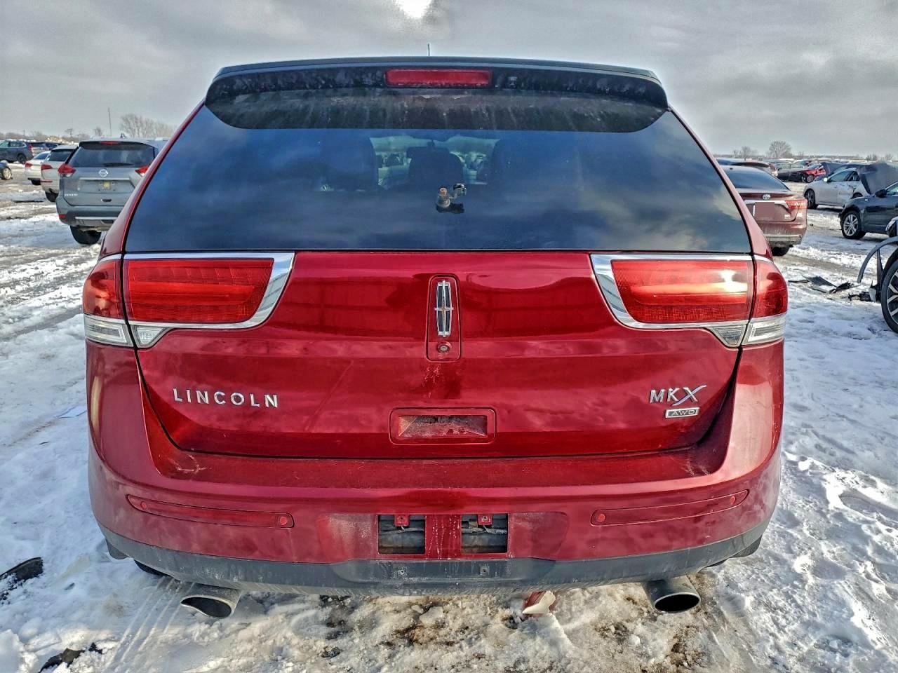2013 Lincoln Mkx Red vin: 2LMDJ8JK1DBL05010
