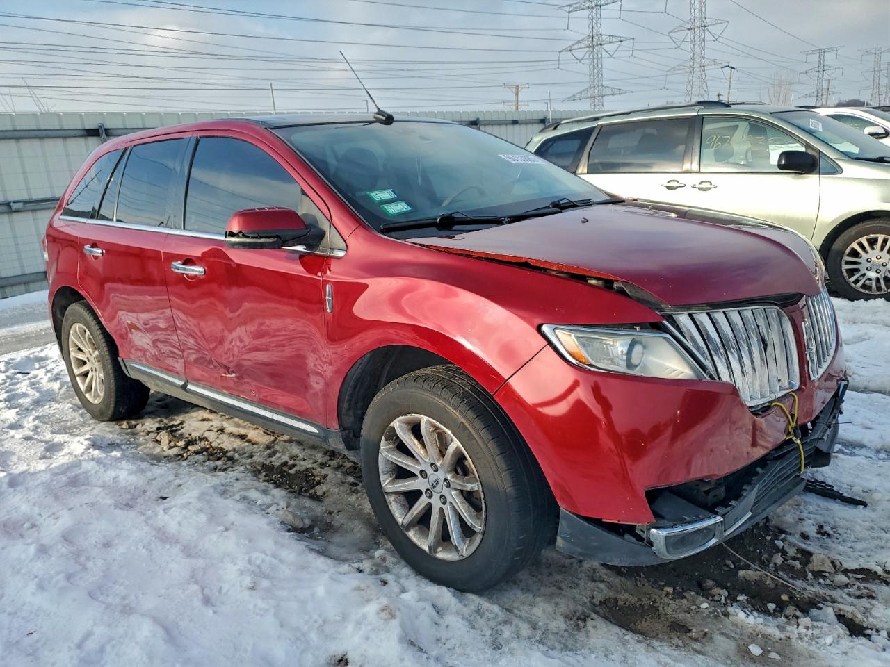 2013 Lincoln Mkx Red vin: 2LMDJ8JK1DBL05010