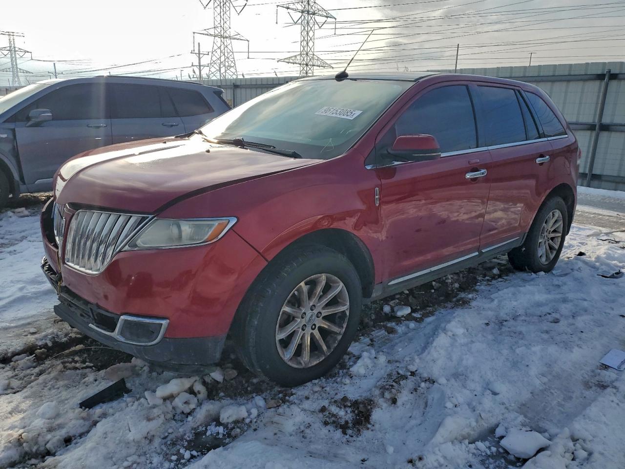 2013 Lincoln Mkx Red vin: 2LMDJ8JK1DBL05010