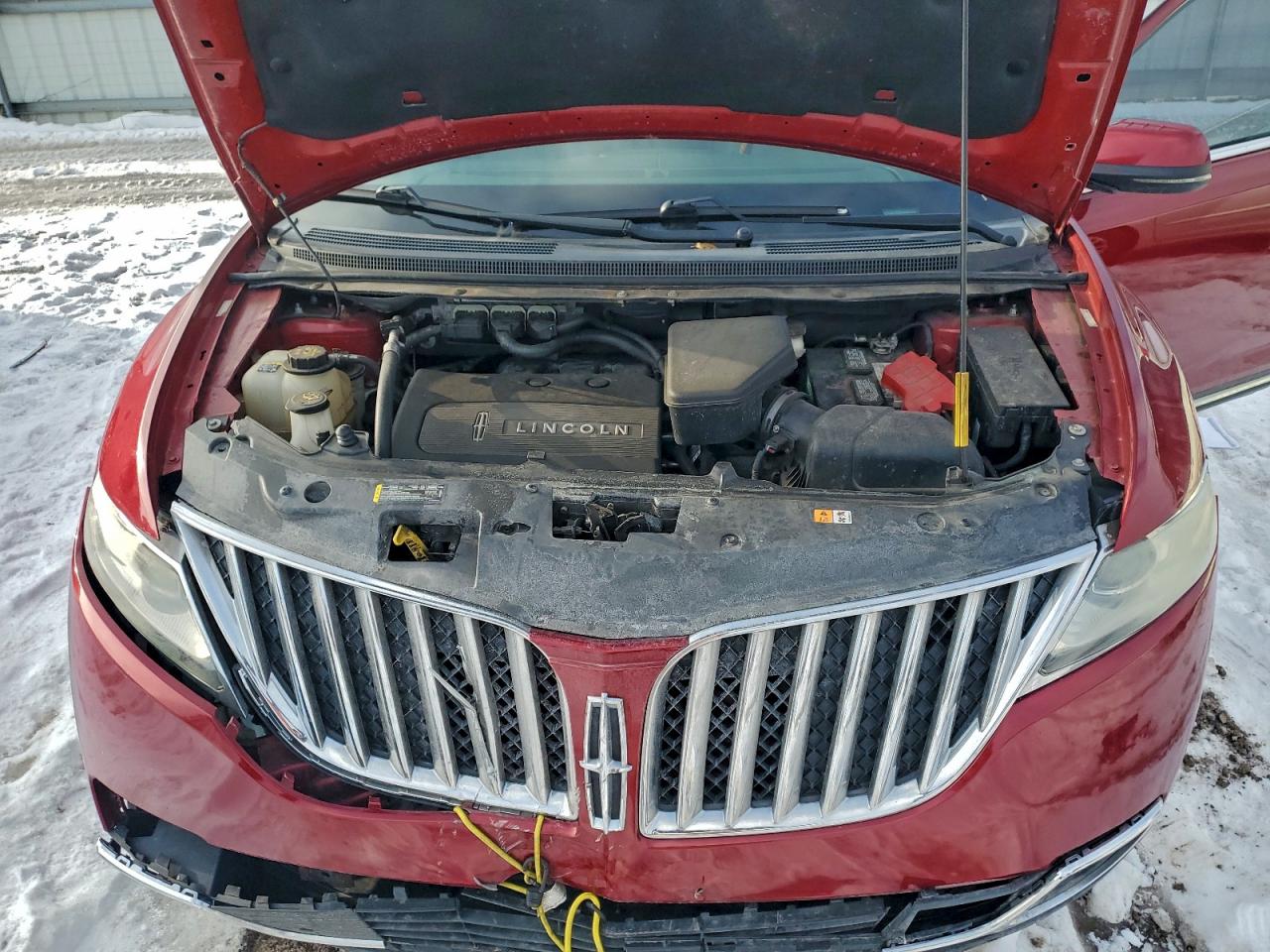 2013 Lincoln Mkx Red vin: 2LMDJ8JK1DBL05010