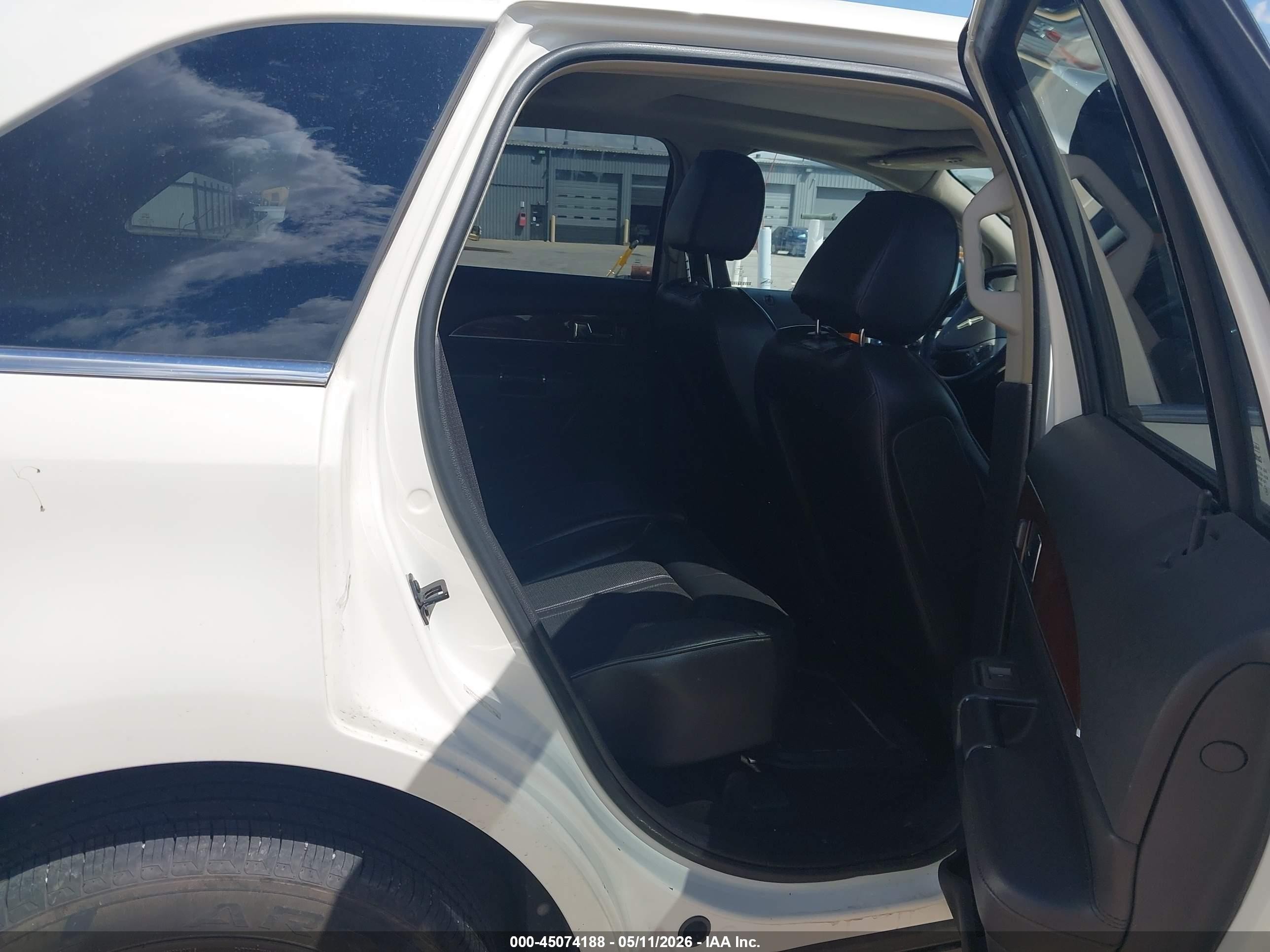 2013 Lincoln Mkx White vin: 2LMDJ8JK1DBL13432
