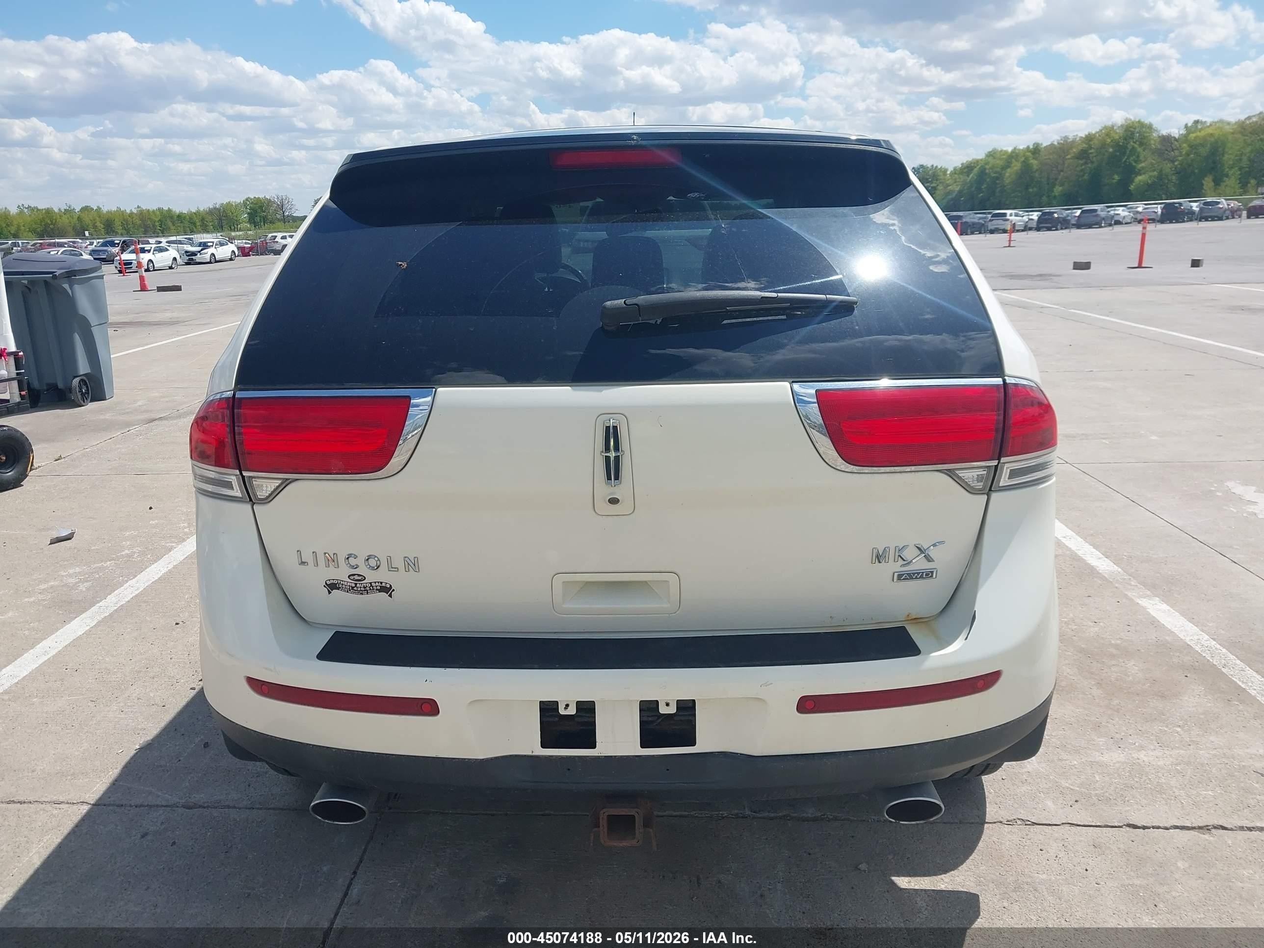 2013 Lincoln Mkx White vin: 2LMDJ8JK1DBL13432