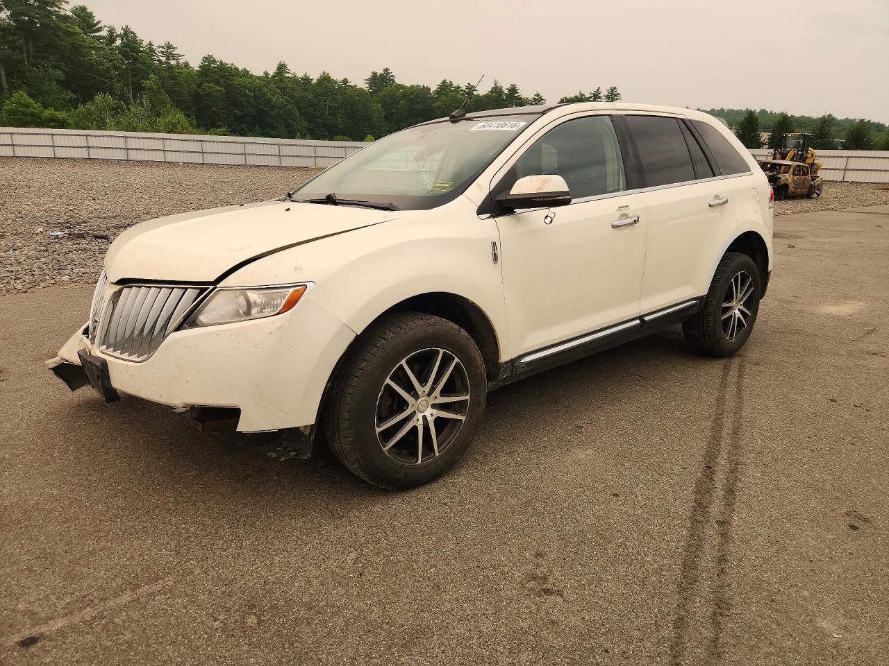 2013 Lincoln Mkx Cream vin: 2LMDJ8JK1DBL14094