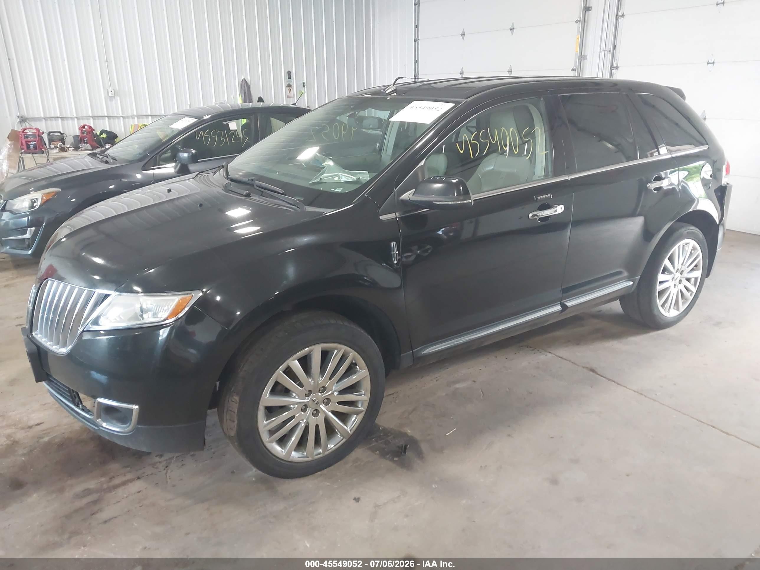 2013 Lincoln Mkx   Black vin: 2LMDJ8JK1DBL17013
