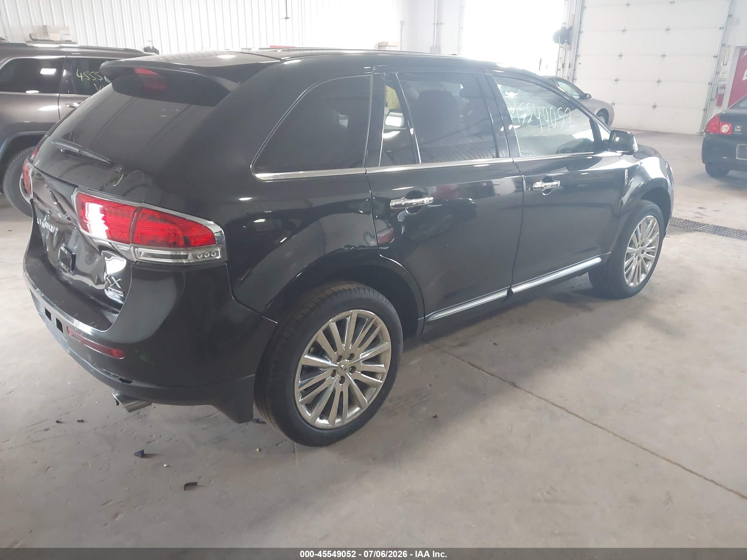 2013 Lincoln Mkx   Black vin: 2LMDJ8JK1DBL17013