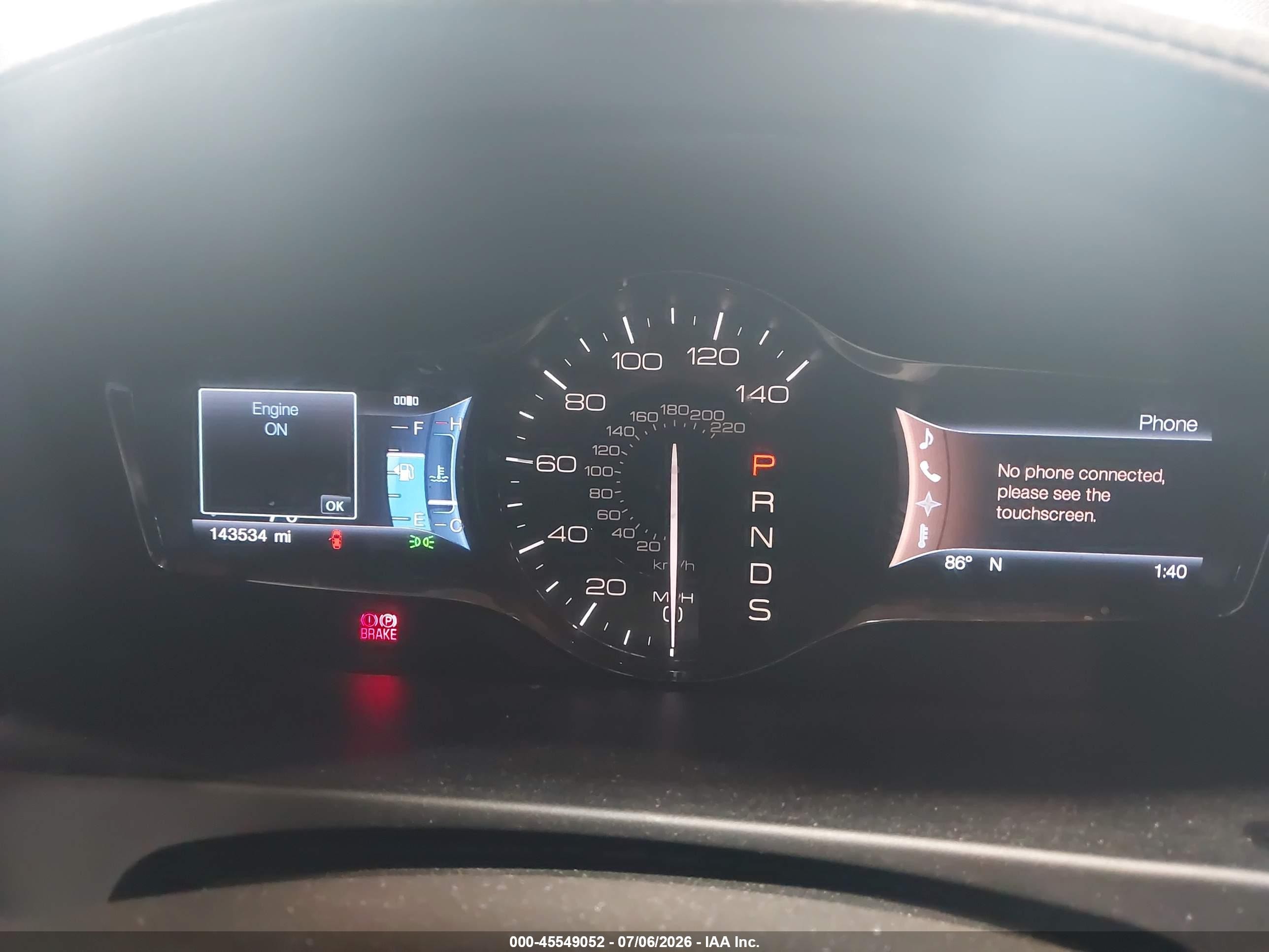 2013 Lincoln Mkx   Black vin: 2LMDJ8JK1DBL17013