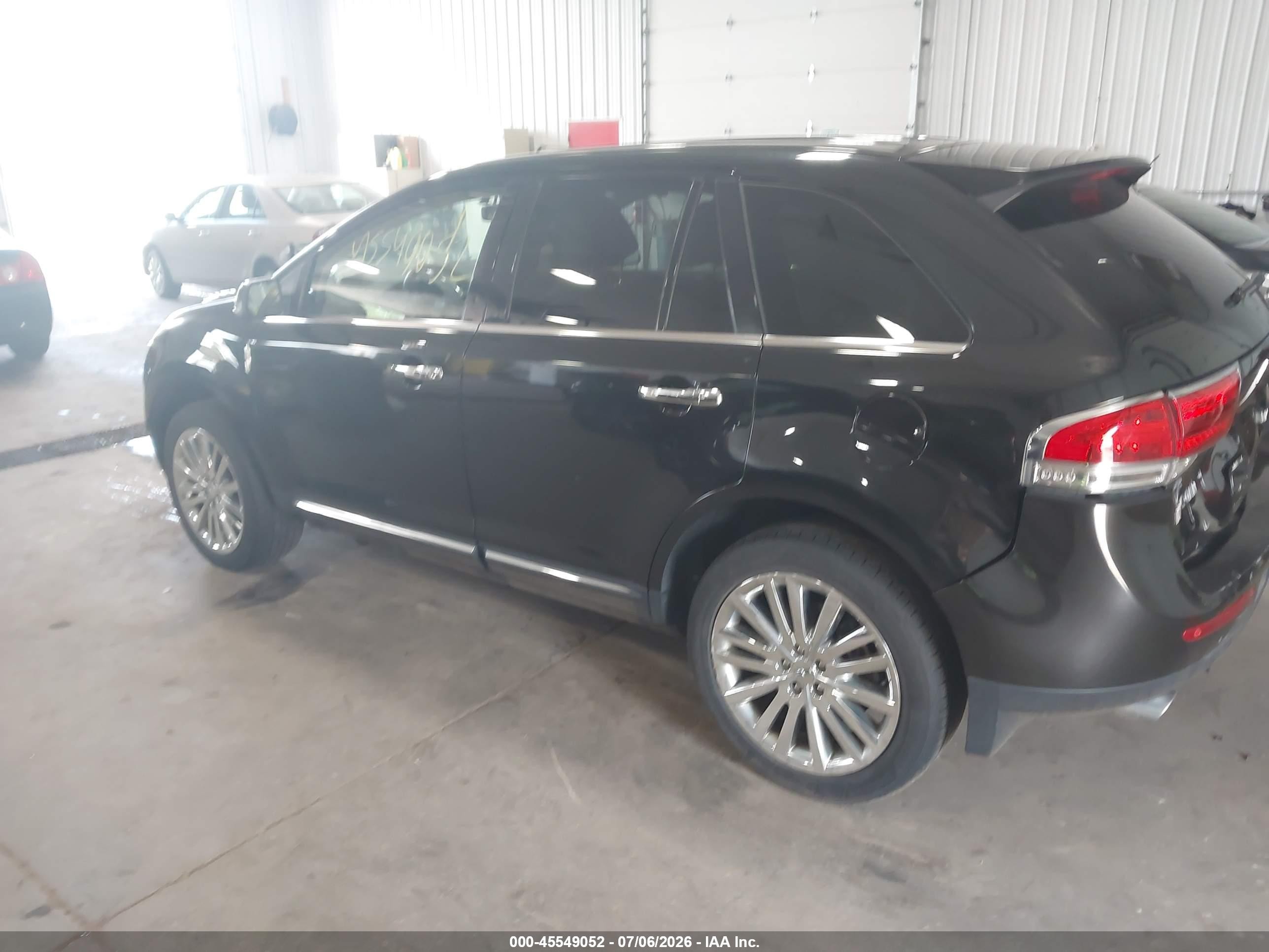 2013 Lincoln Mkx   Black vin: 2LMDJ8JK1DBL17013