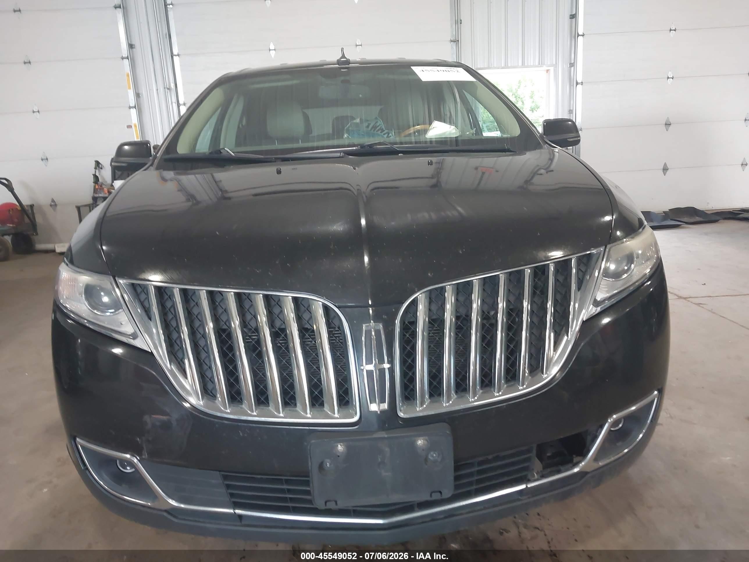 2013 Lincoln Mkx   Black vin: 2LMDJ8JK1DBL17013