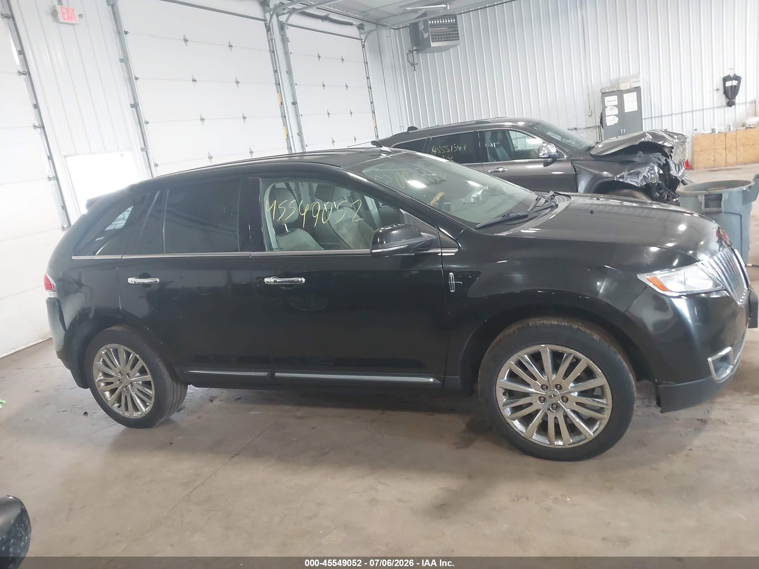 2013 Lincoln Mkx   Black vin: 2LMDJ8JK1DBL17013