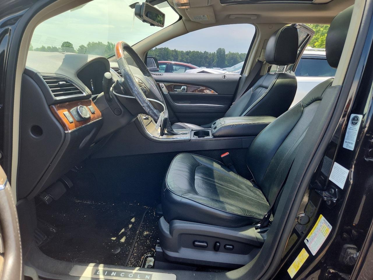2013 Lincoln Mkx Black vin: 2LMDJ8JK1DBL23782