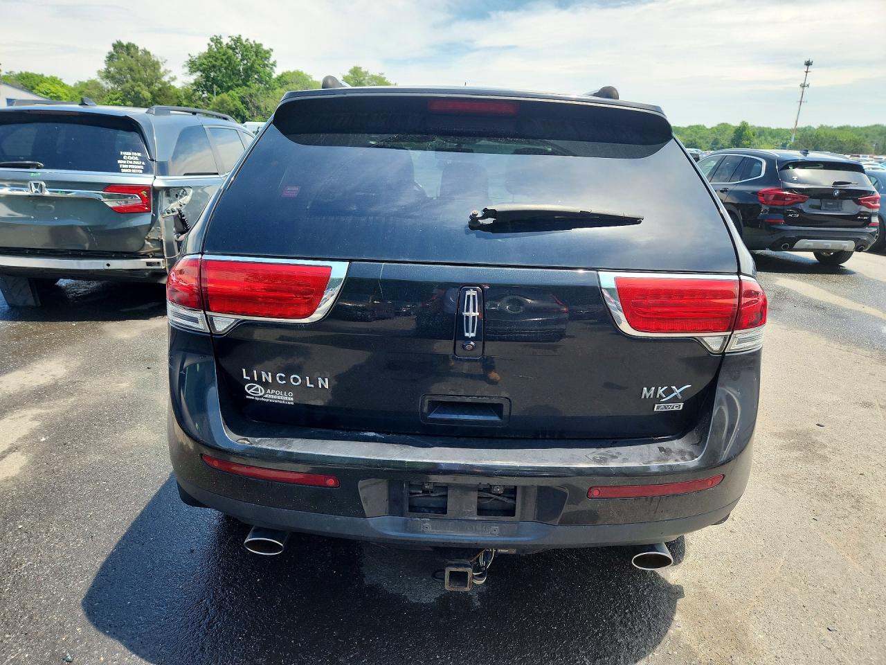 2013 Lincoln Mkx Black vin: 2LMDJ8JK1DBL23782