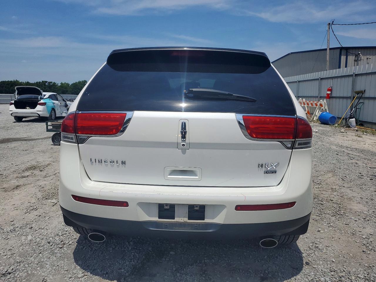 2013 Lincoln Mkx White vin: 2LMDJ8JK1DBL25015