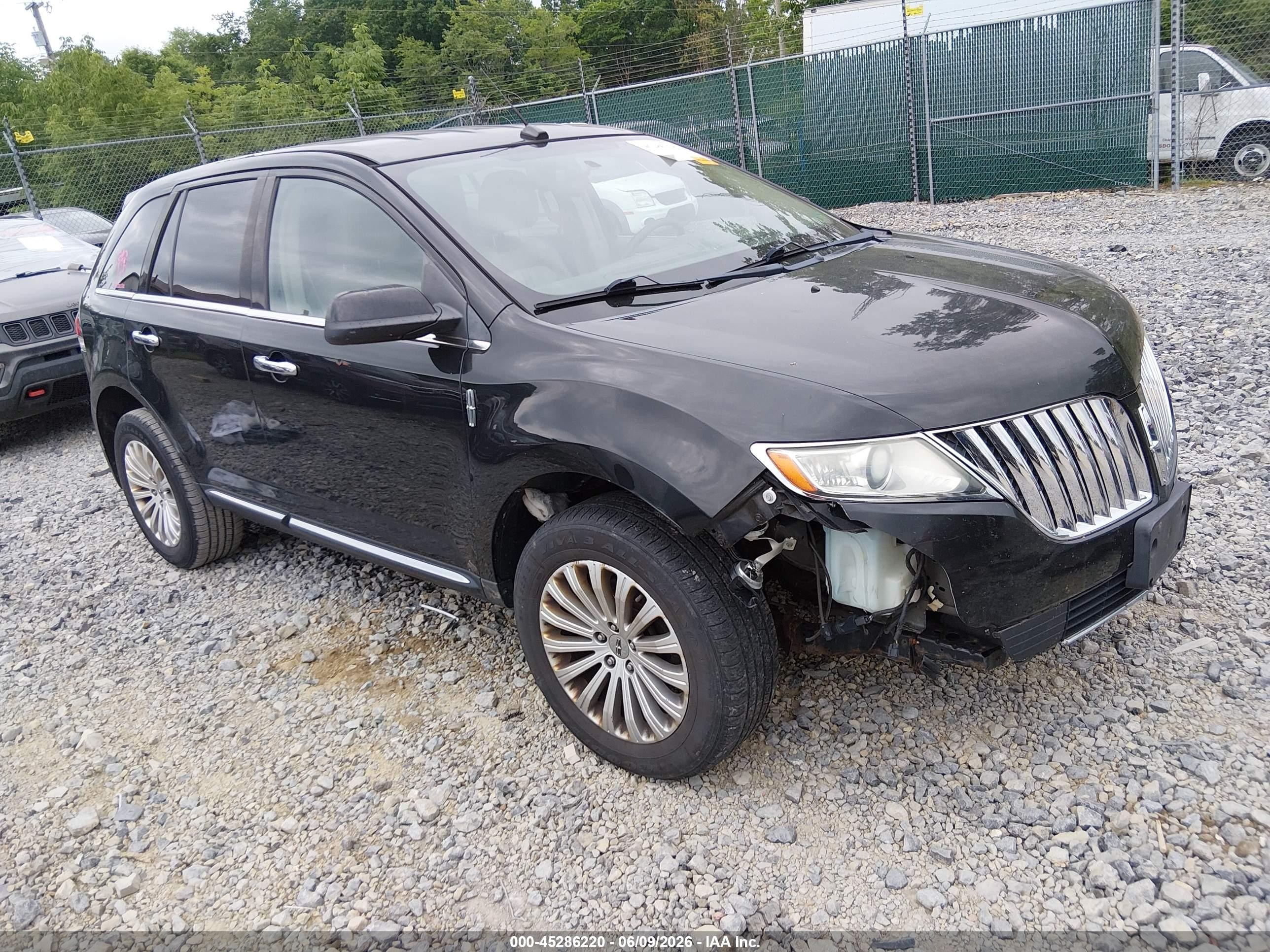 2013 Lincoln Mkx   Black vin: 2LMDJ8JK1DBL33261