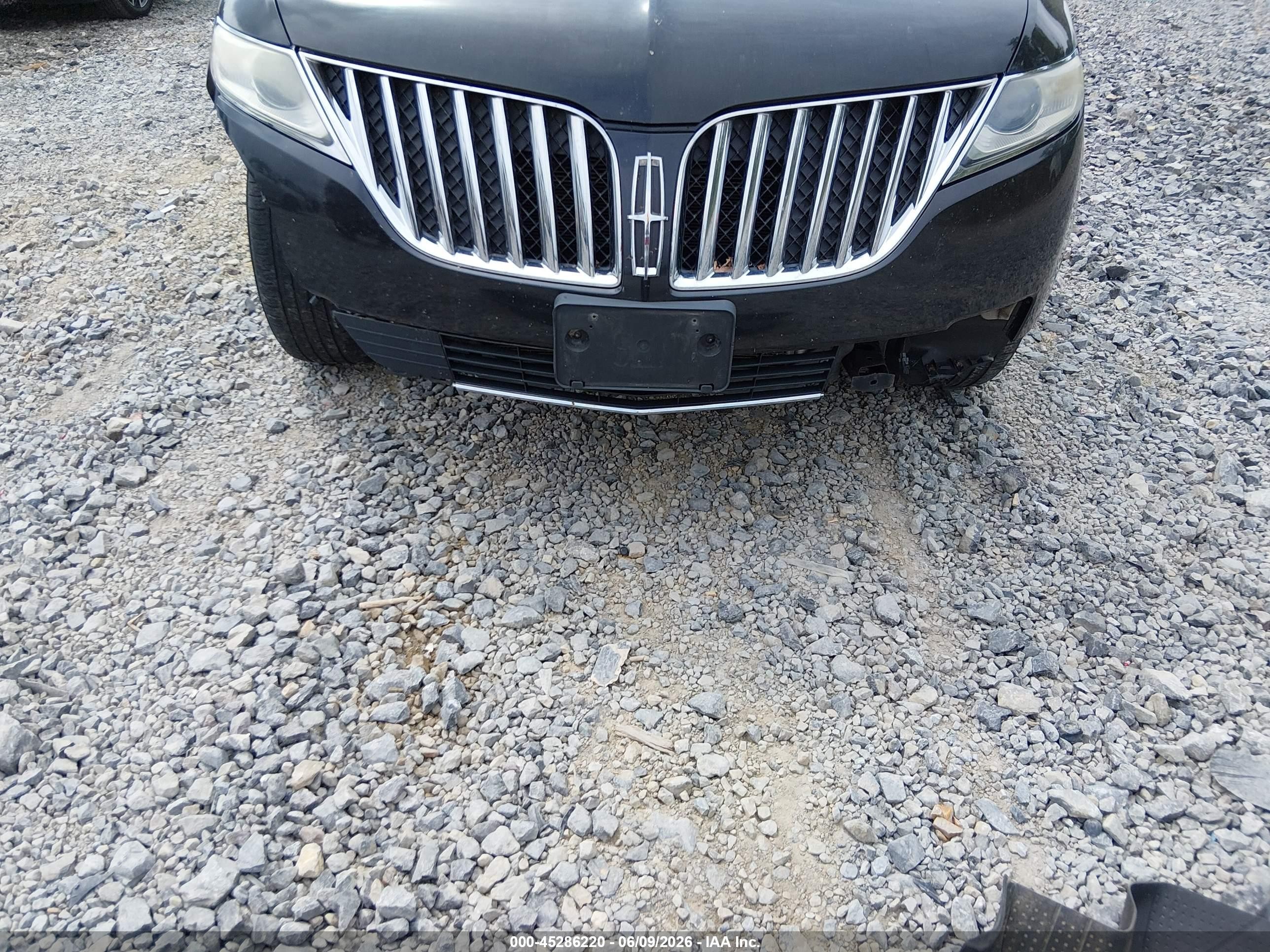 2013 Lincoln Mkx   Black vin: 2LMDJ8JK1DBL33261