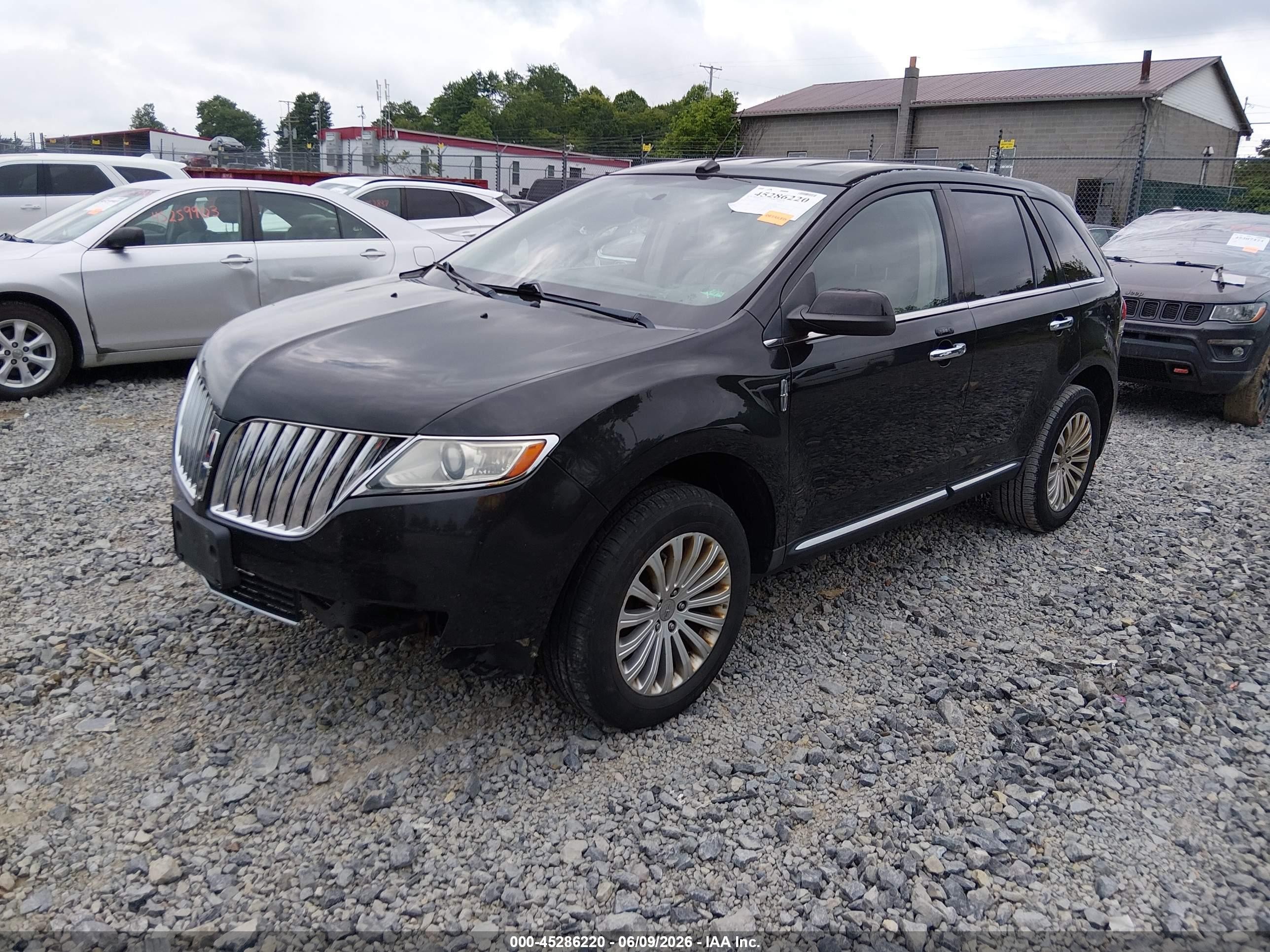 2013 Lincoln Mkx   Black vin: 2LMDJ8JK1DBL33261
