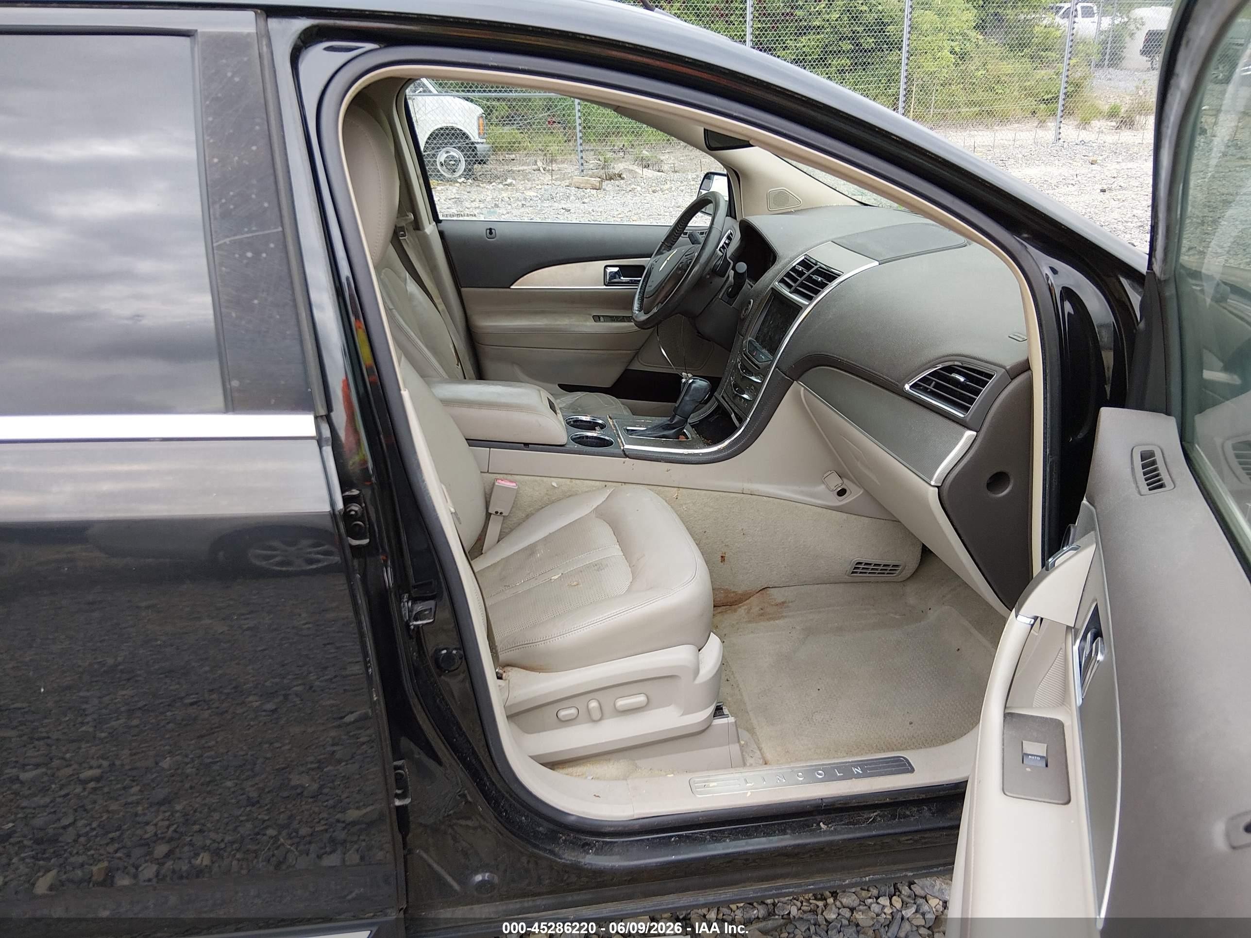 2013 Lincoln Mkx   Black vin: 2LMDJ8JK1DBL33261