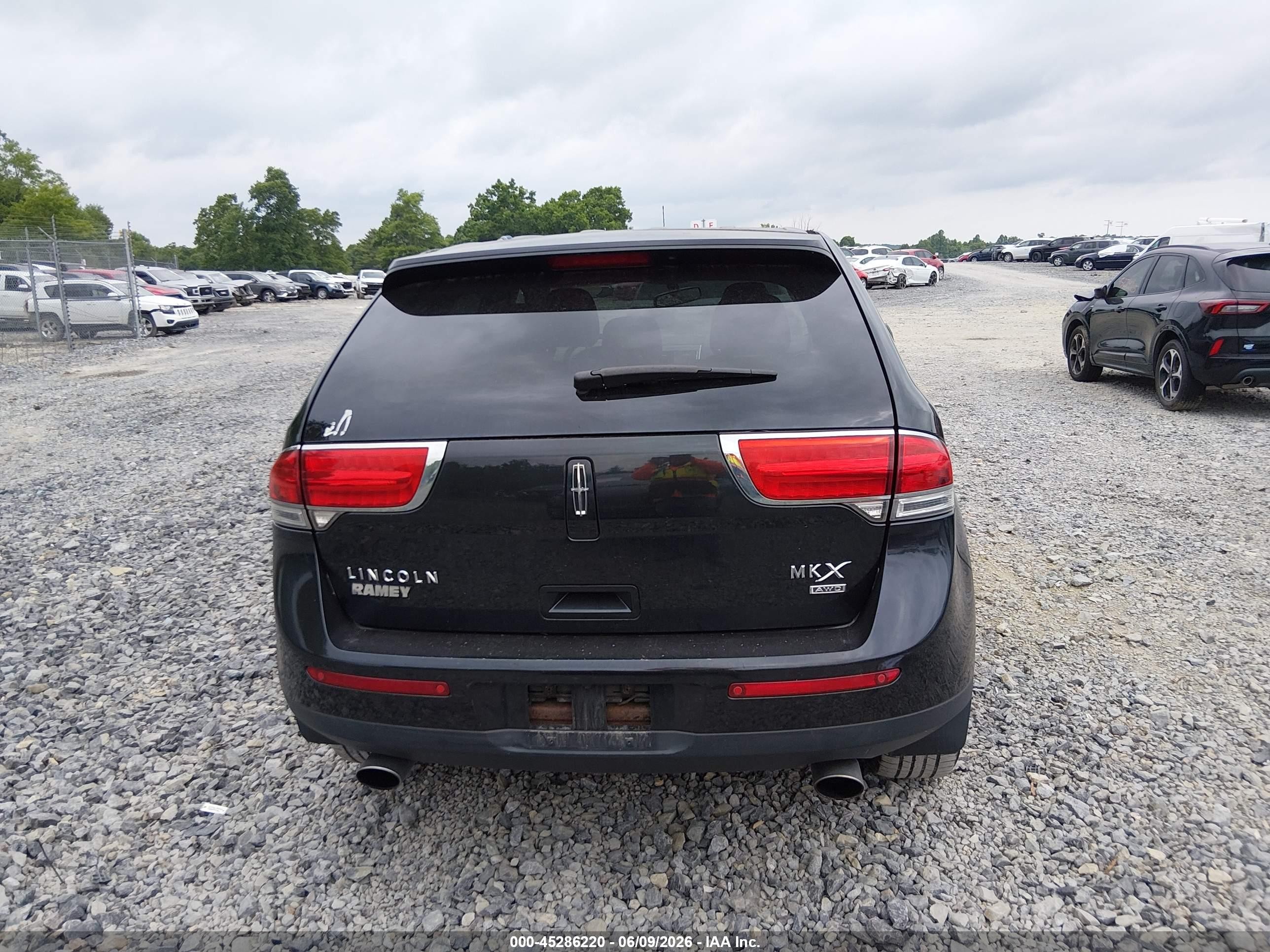 2013 Lincoln Mkx   Black vin: 2LMDJ8JK1DBL33261