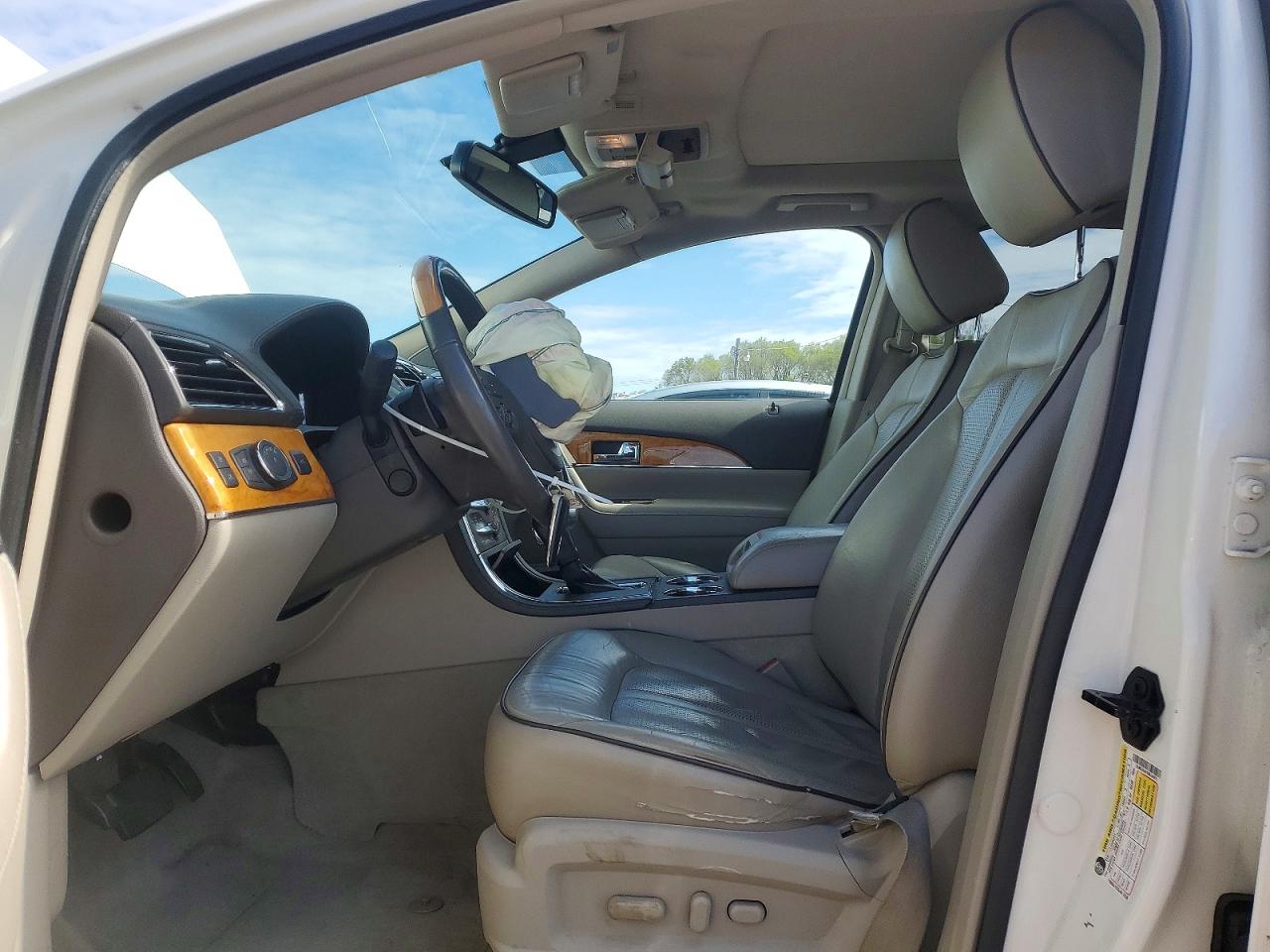 2013 Lincoln Mkx White vin: 2LMDJ8JK1DBL40873