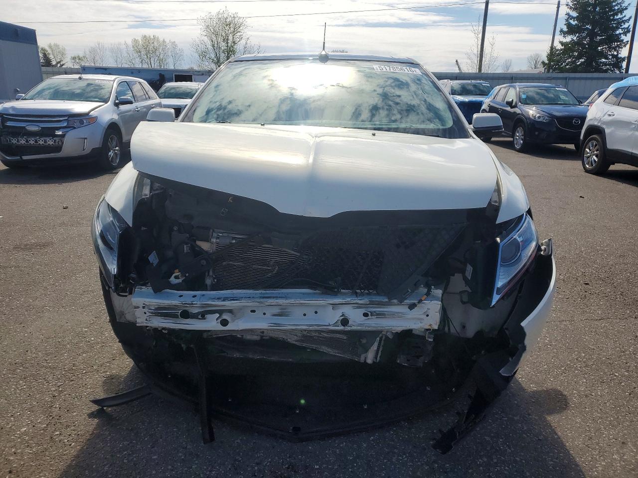 2013 Lincoln Mkx White vin: 2LMDJ8JK1DBL40873