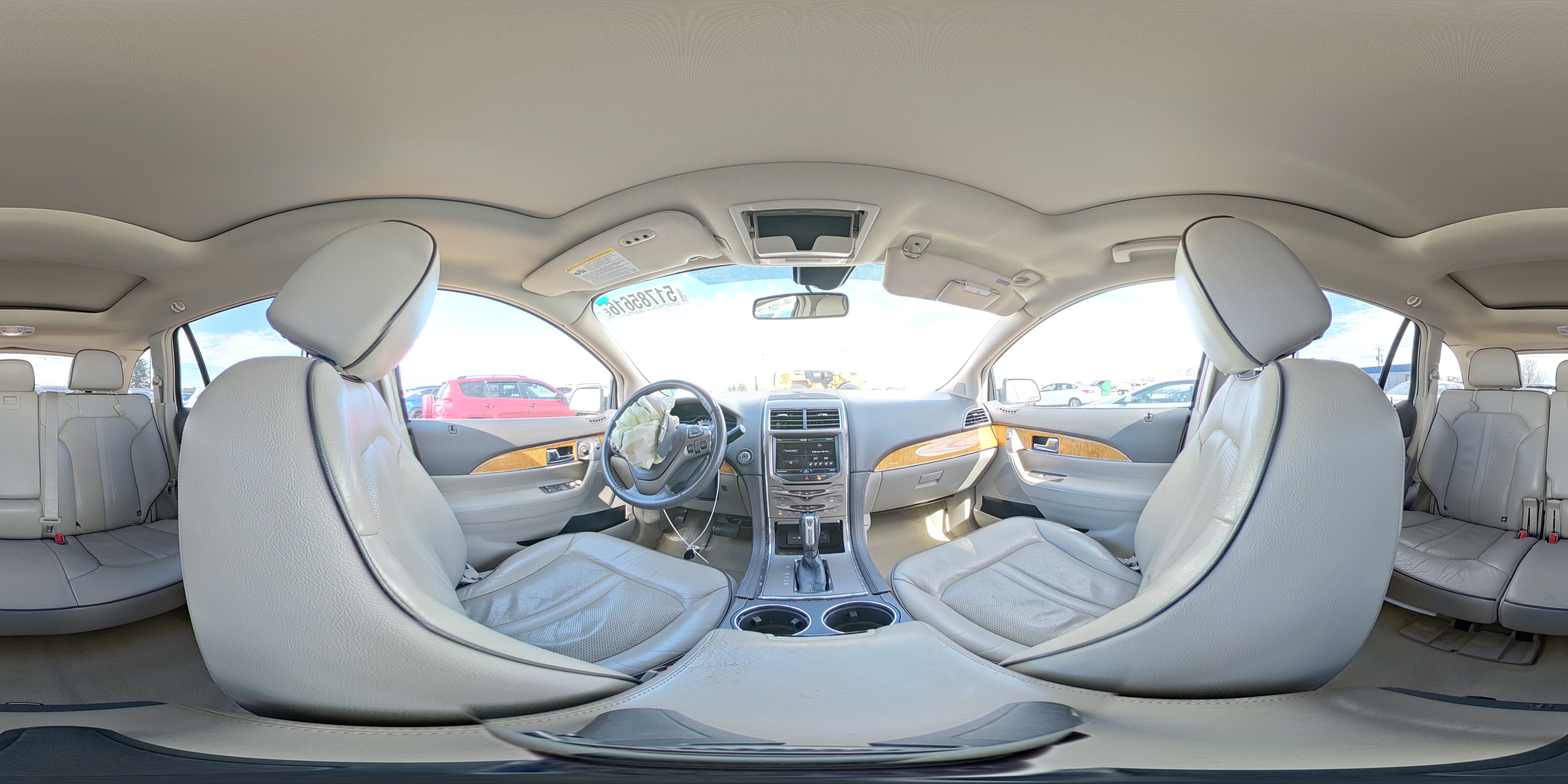 2013 Lincoln Mkx White vin: 2LMDJ8JK1DBL40873