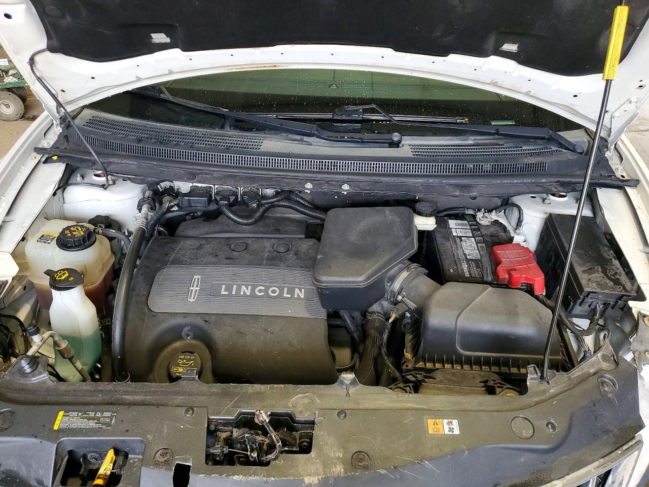 2013 Lincoln Mkx Белый vin: 2LMDJ8JK1DBL46169