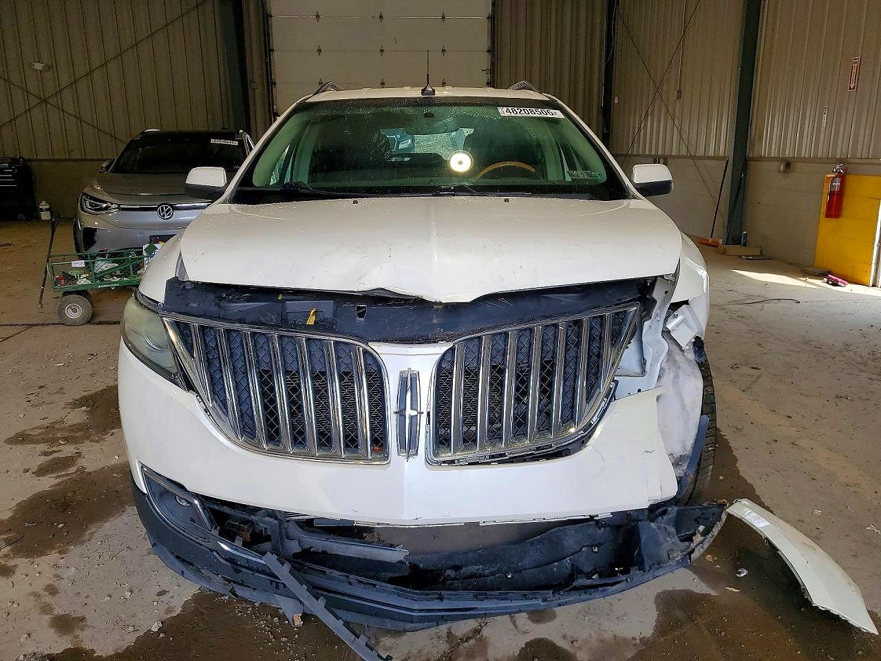 2013 Lincoln Mkx Белый vin: 2LMDJ8JK1DBL46169