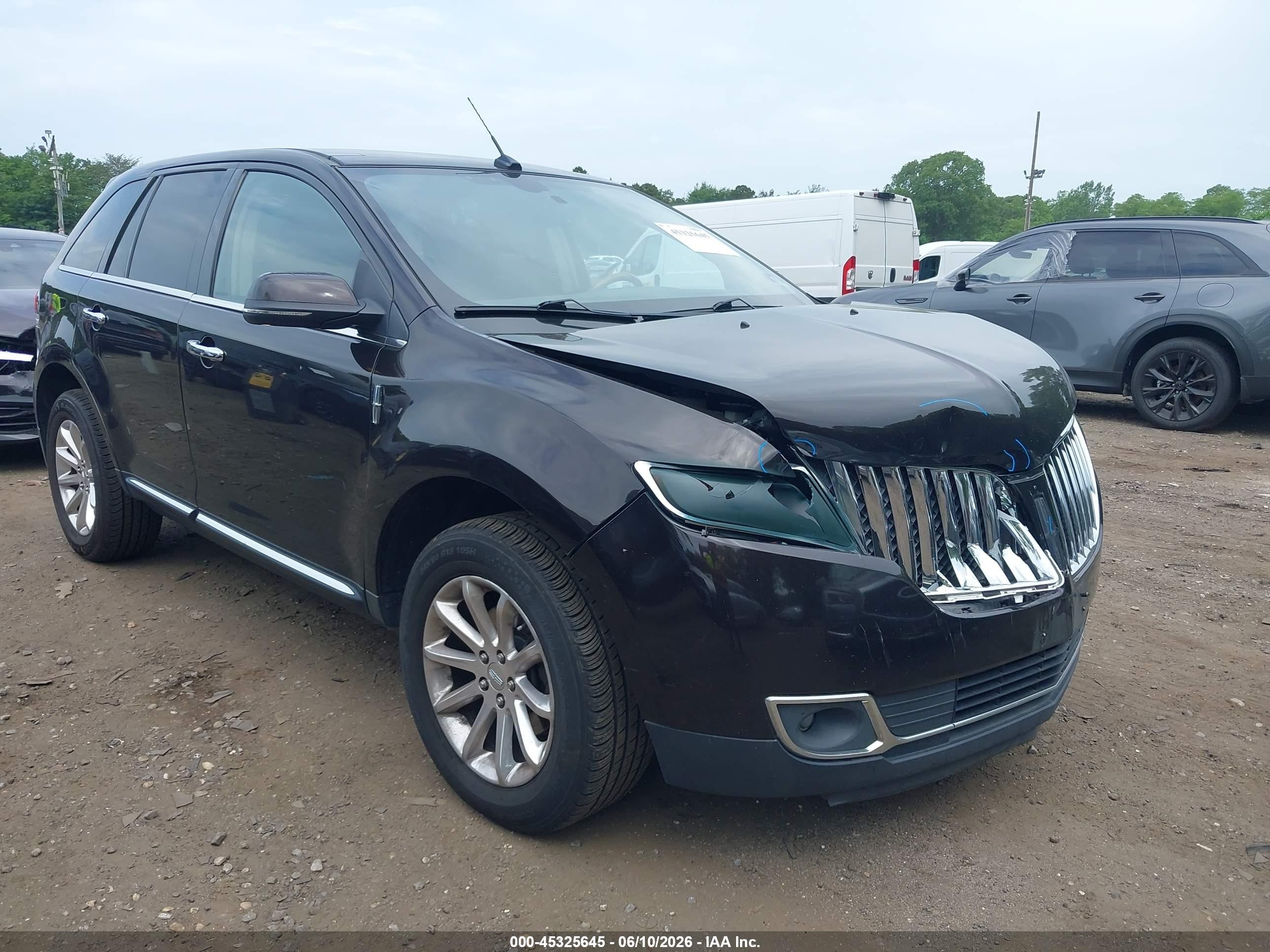 2013 Lincoln Mkx   Black vin: 2LMDJ8JK1DBL46673