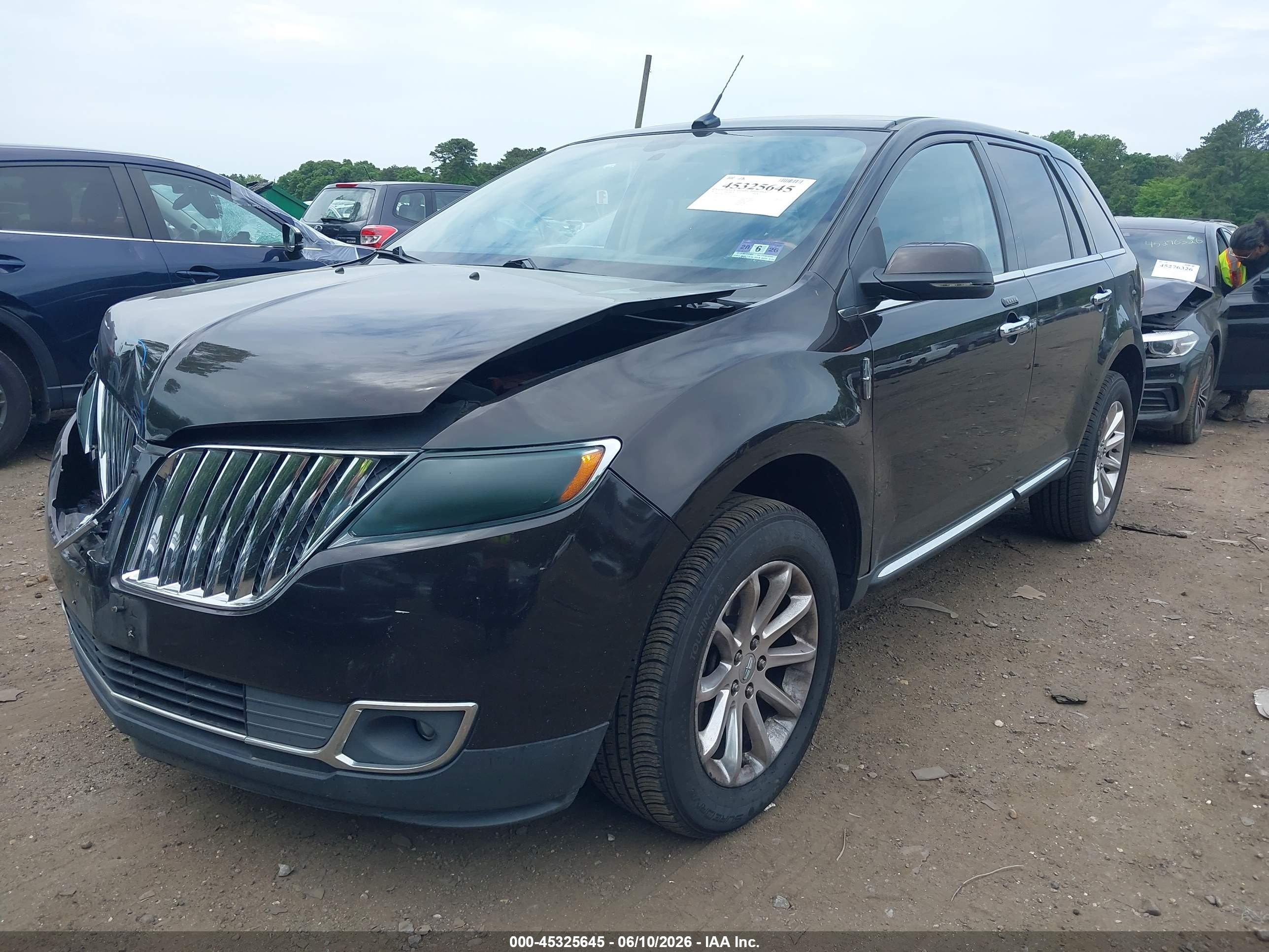 2013 Lincoln Mkx   Black vin: 2LMDJ8JK1DBL46673