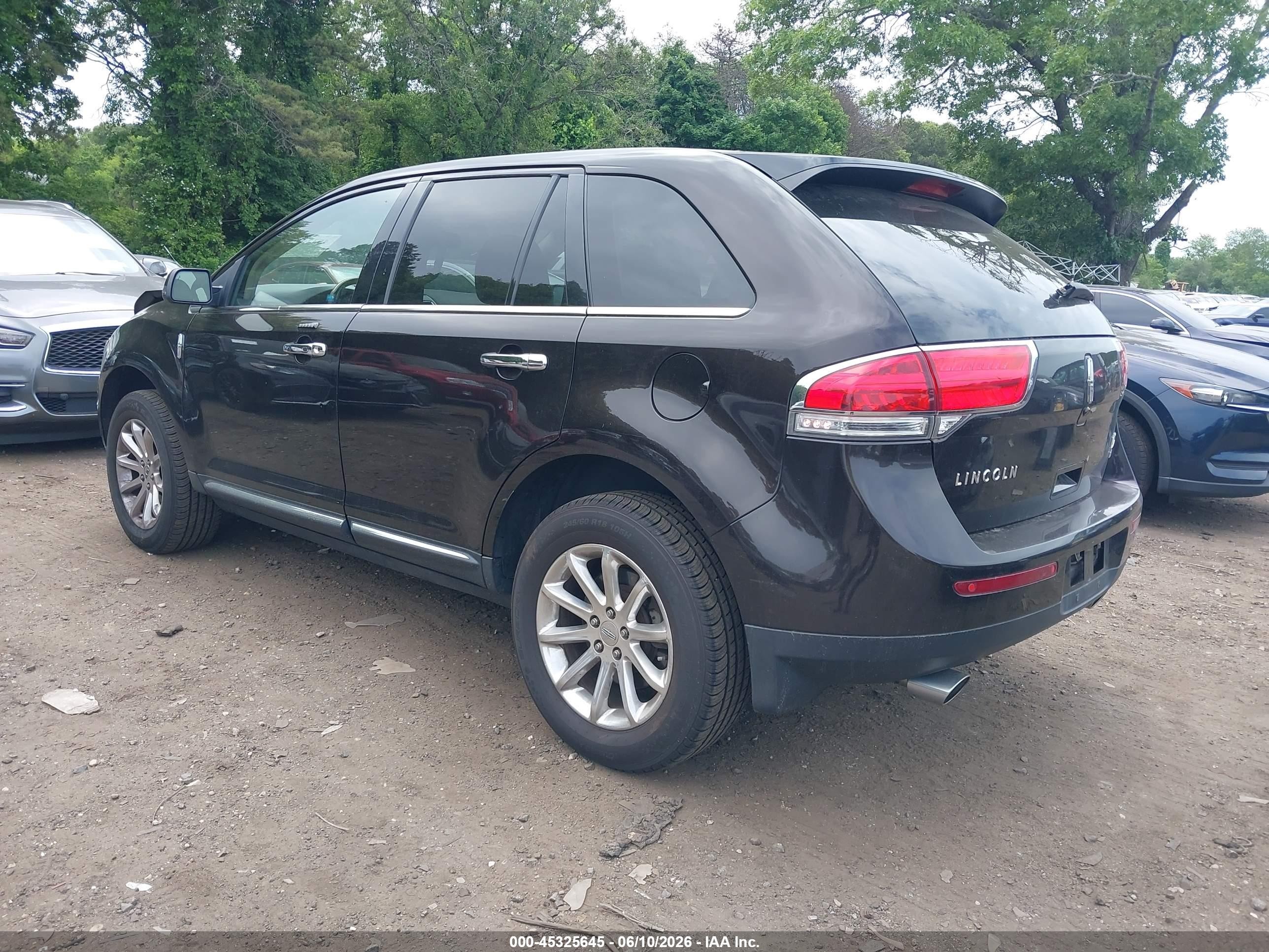 2013 Lincoln Mkx   Black vin: 2LMDJ8JK1DBL46673