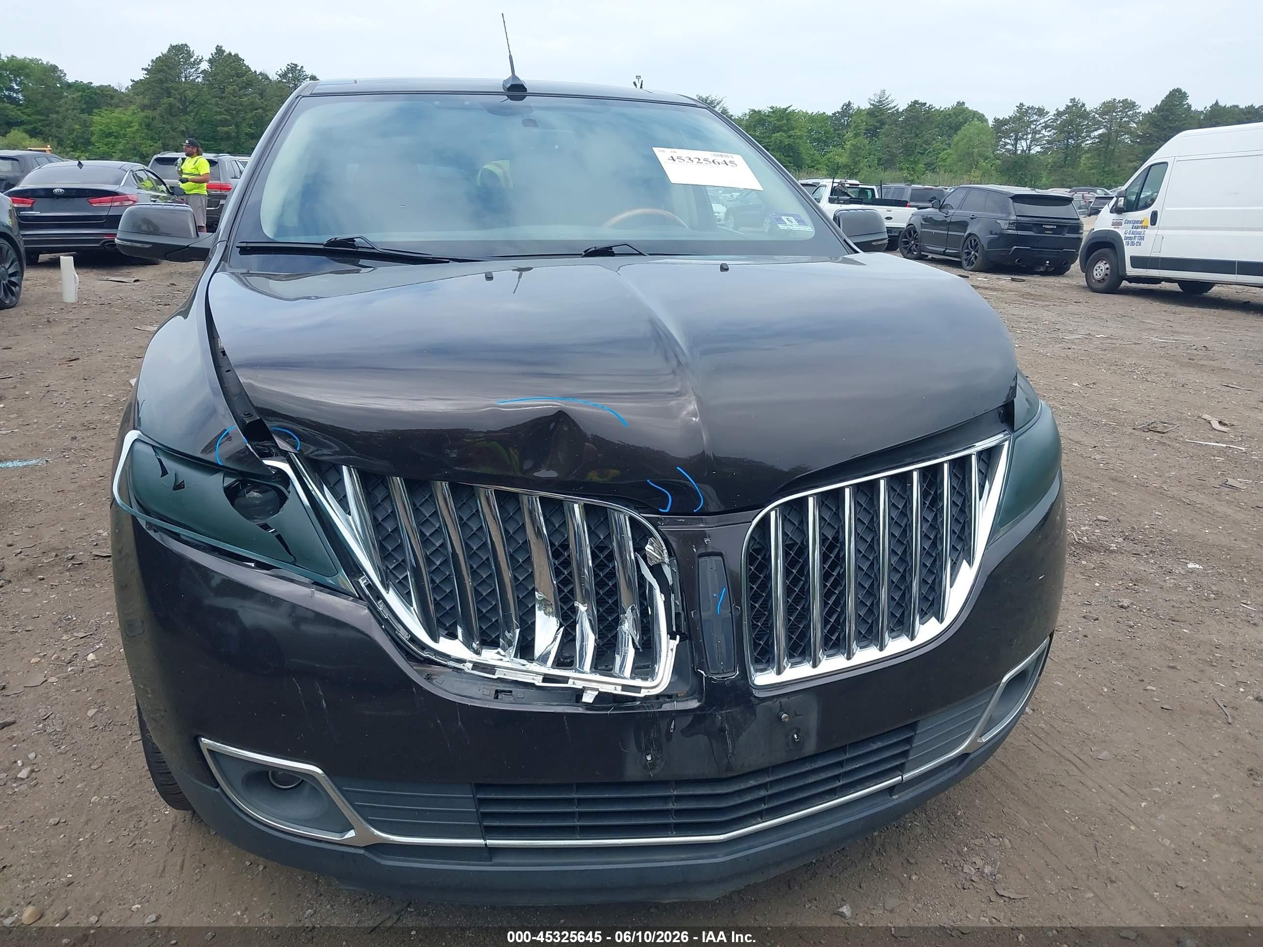 2013 Lincoln Mkx   Black vin: 2LMDJ8JK1DBL46673